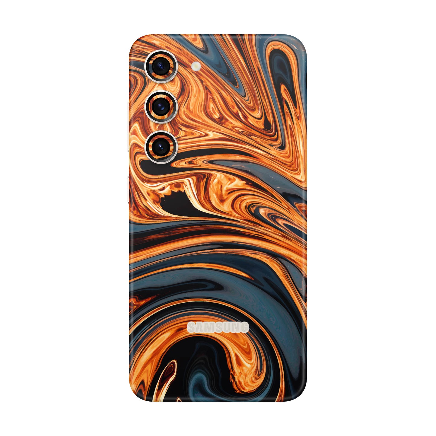 Folie de protectie Samsung Galaxy S23 FE, eSkins Signature, Skin Amber Blaze