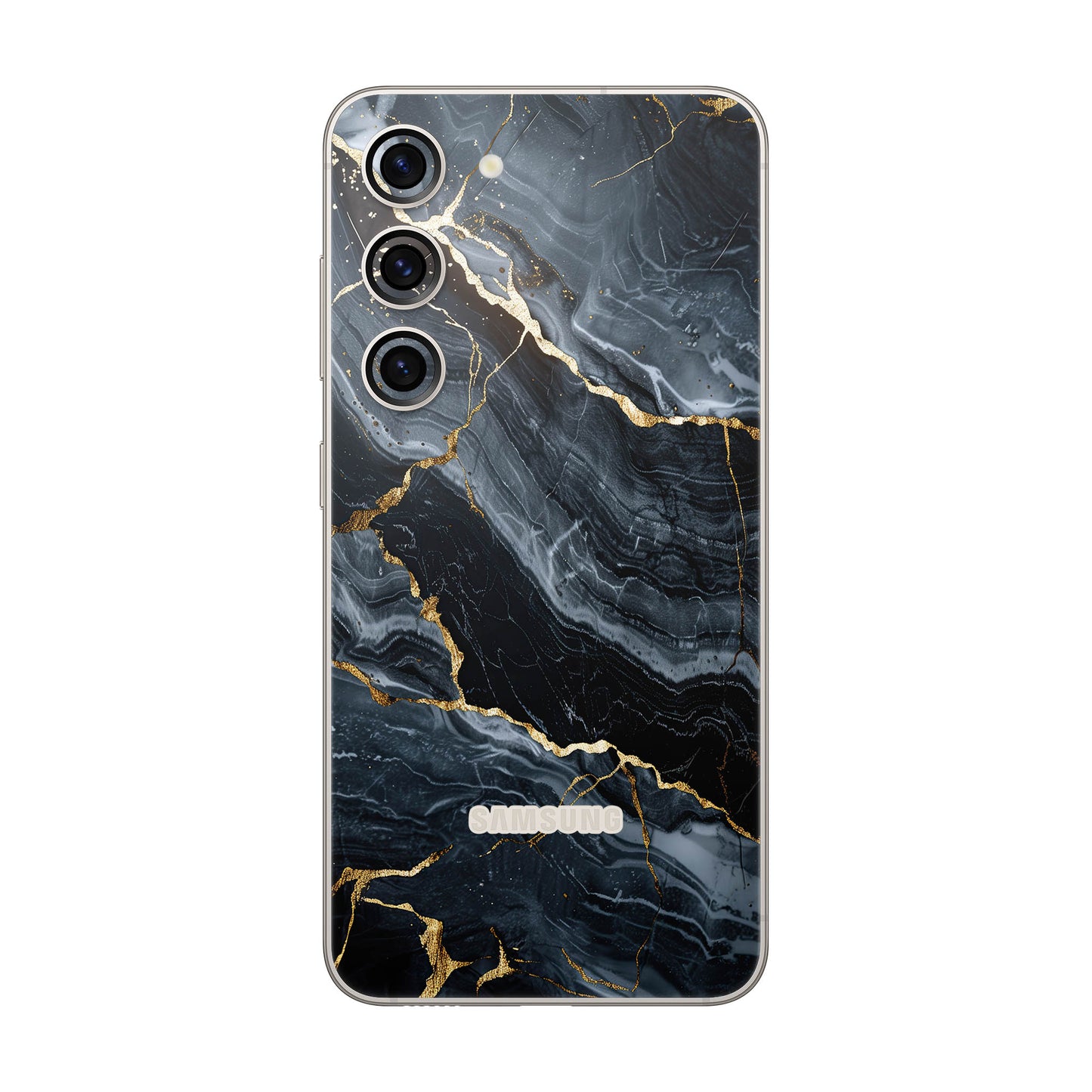 Folie de protectie Samsung Galaxy S23 FE, eSkins Signature, Skin Gilded Abyss