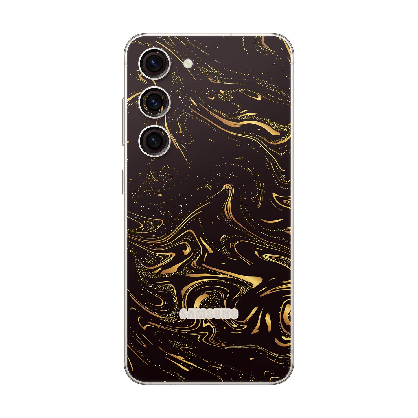 Folie de protectie Samsung Galaxy S23 FE, eSkins Signature, Golden Noir