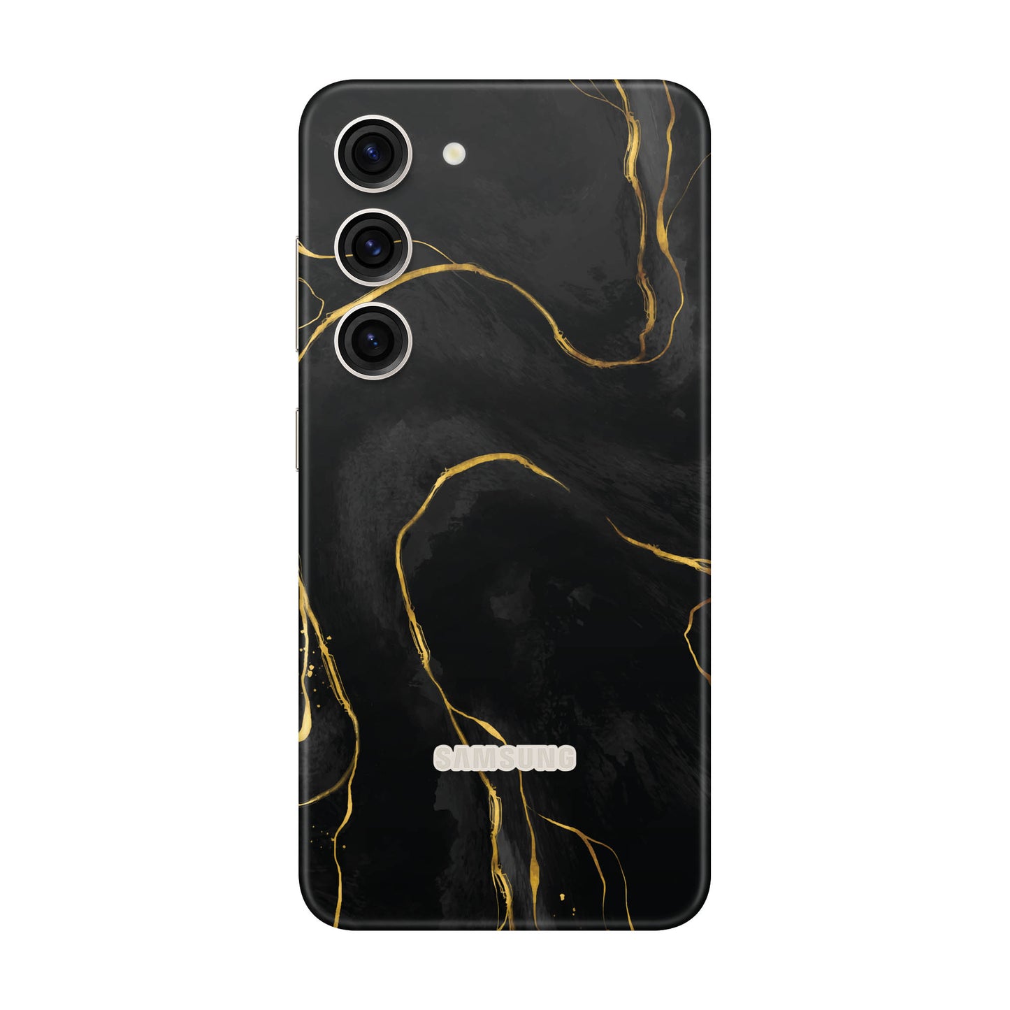 Folie de protectie Samsung Galaxy S23 FE, eSkins Signature, Skin Golden Onyx