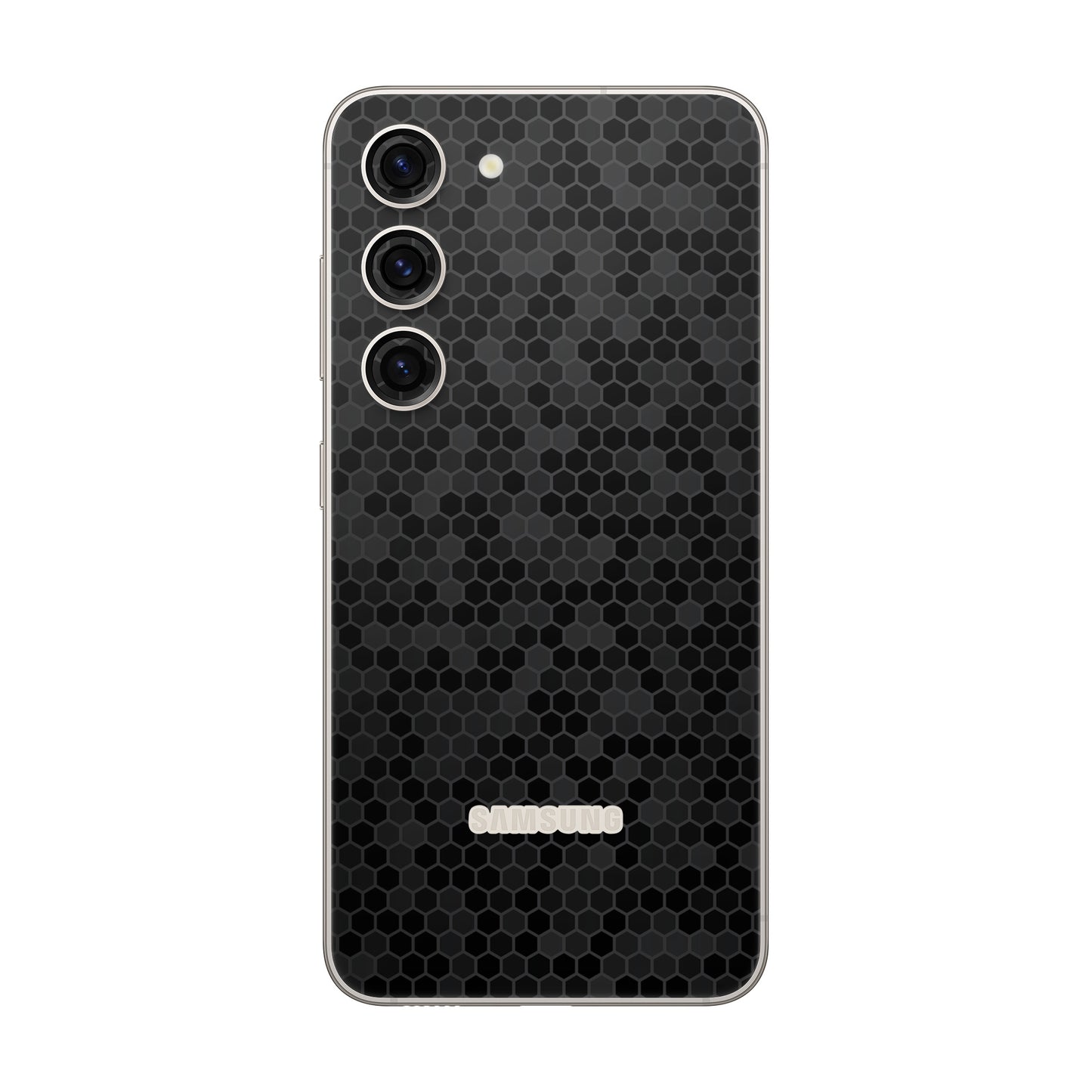 Folie de protectie Samsung Galaxy S23 FE, eSkins Elegans, Skin Honeycomb Negru