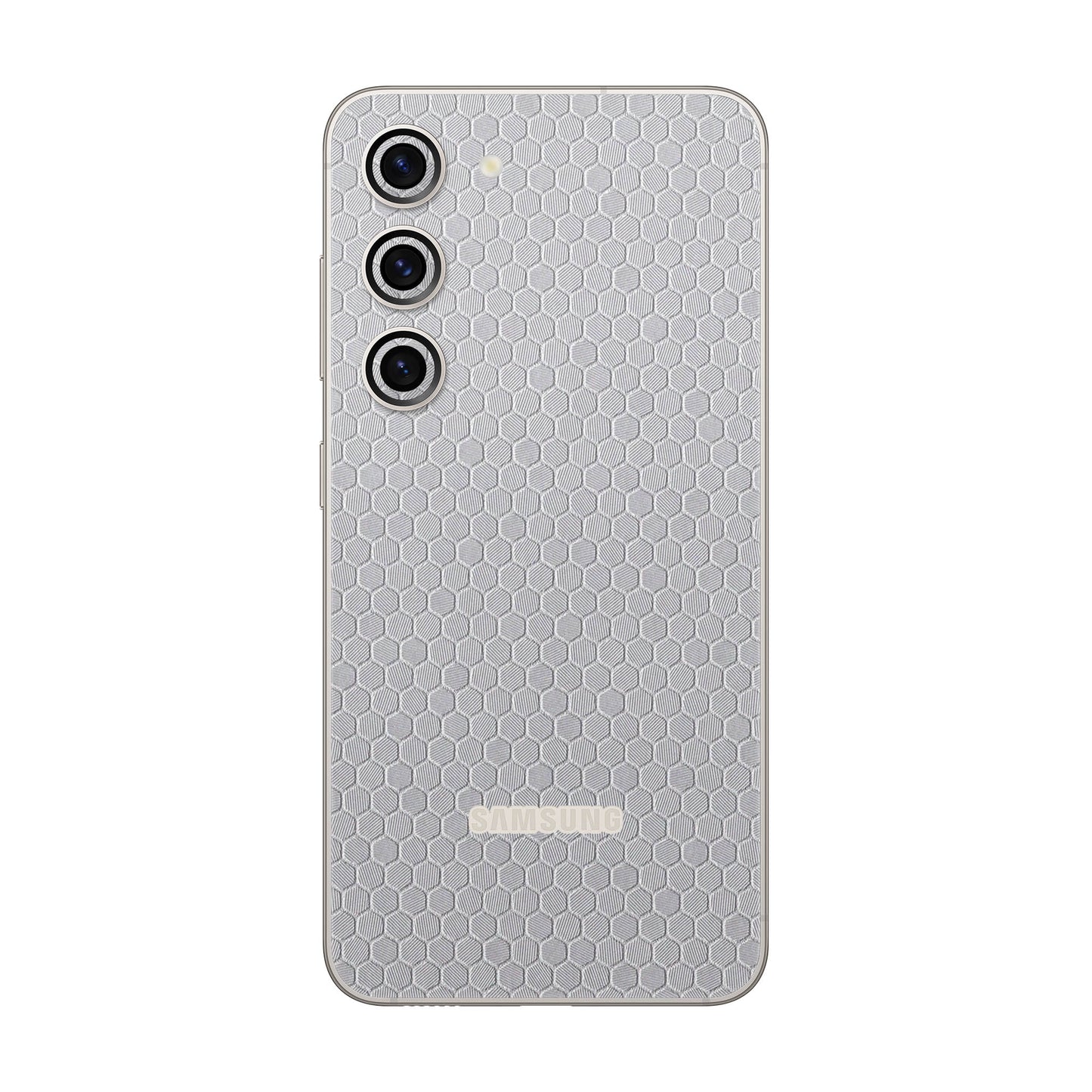 Folie de protectie Samsung Galaxy S23 FE, eSkins Elegans, Skin Honeycomb Gri