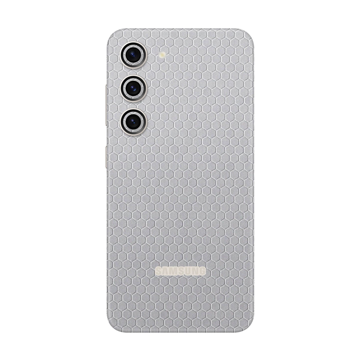 Folie de protectie Samsung Galaxy S23 FE, eSkins Elegans, Skin Honeycomb Gri