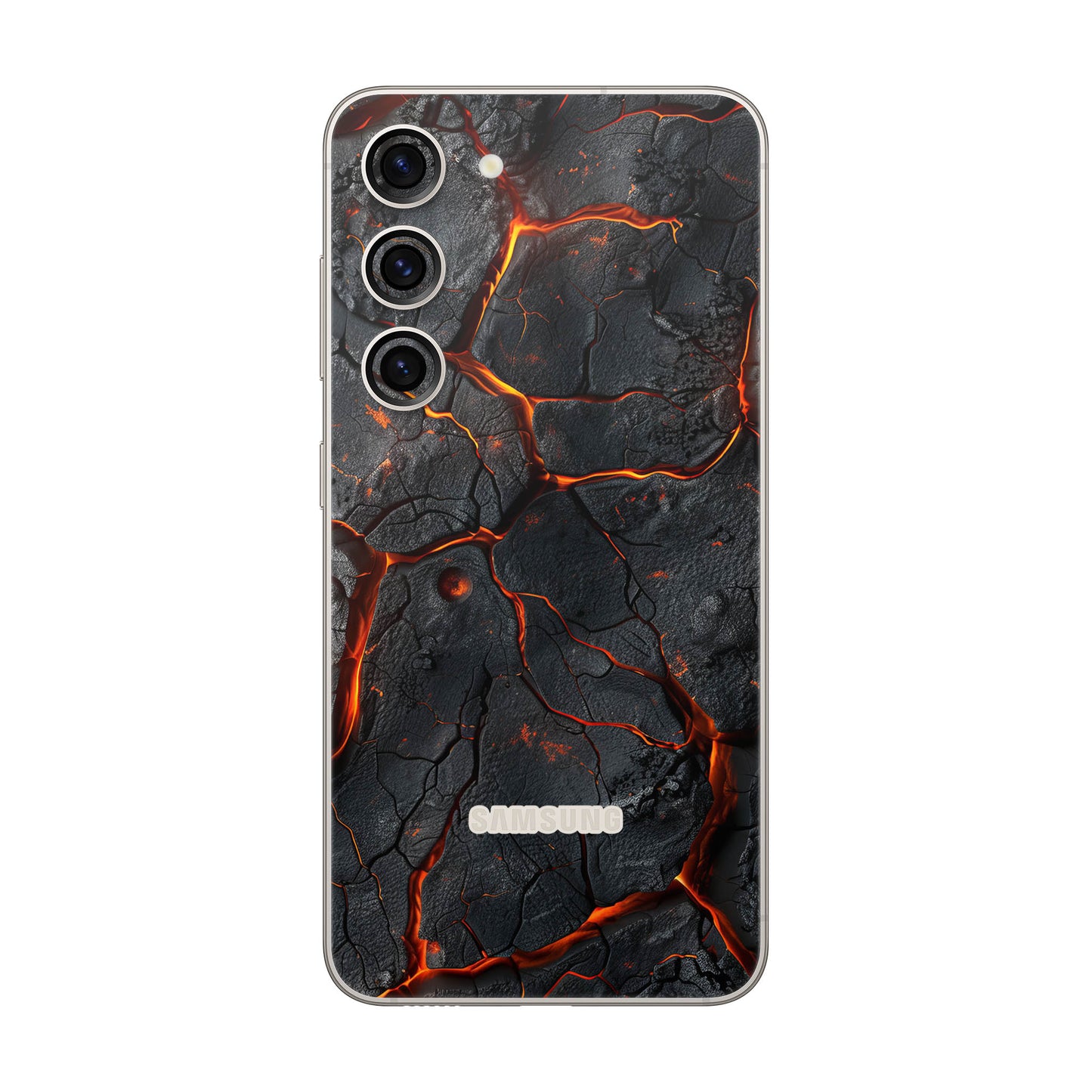 Folie de protectie Samsung Galaxy S23 FE, eSkins Signature, Skin Inferno Crust