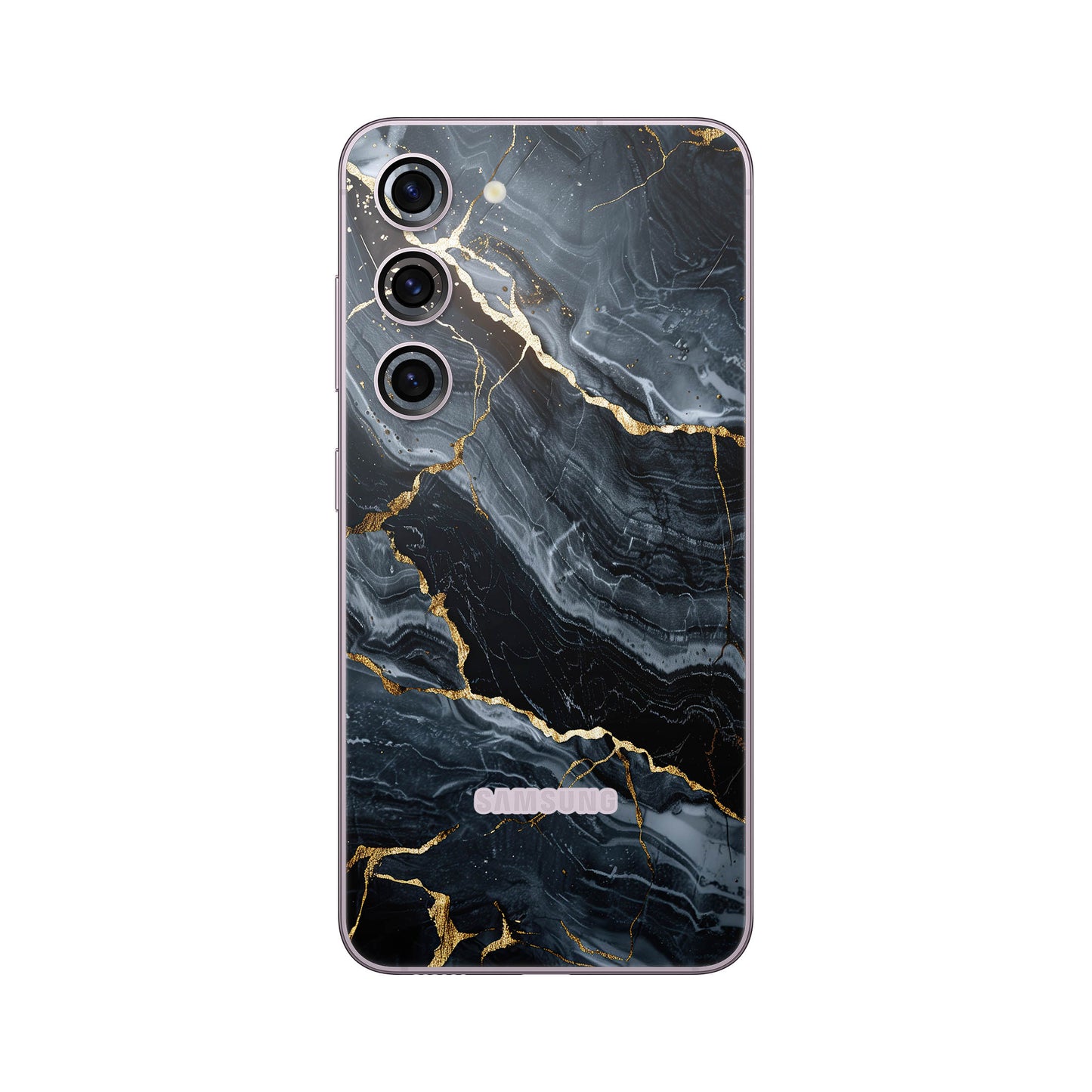 Folie de protectie Samsung Galaxy S23, eSkins Signature, Skin Gilded Abyss