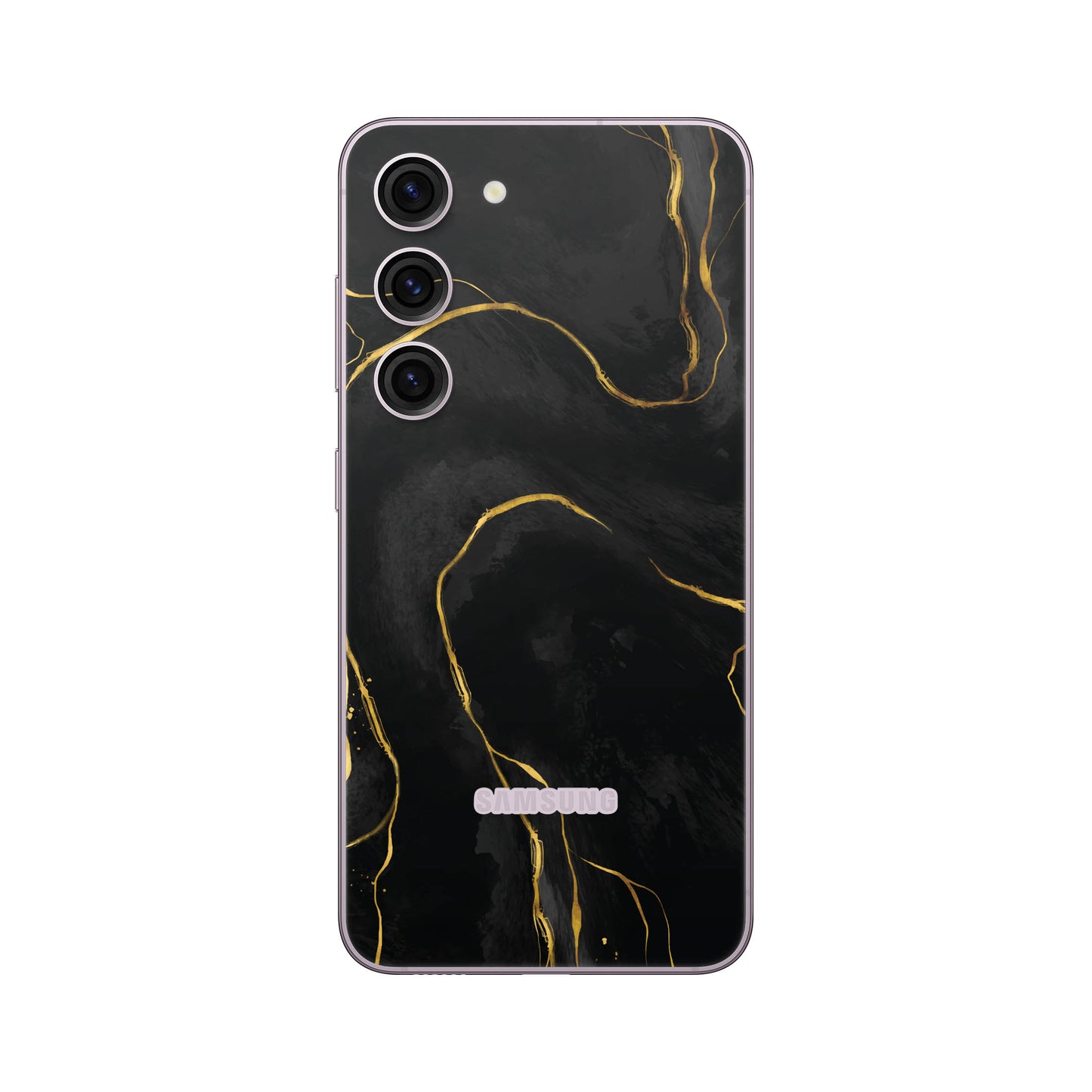 Folie de protectie Samsung Galaxy S23, eSkins Signature, Skin Golden Onyx
