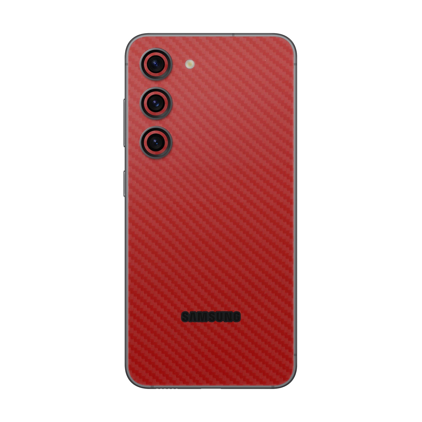 Skin Samsung Galaxy S23 Plus, Carbon 3D Red