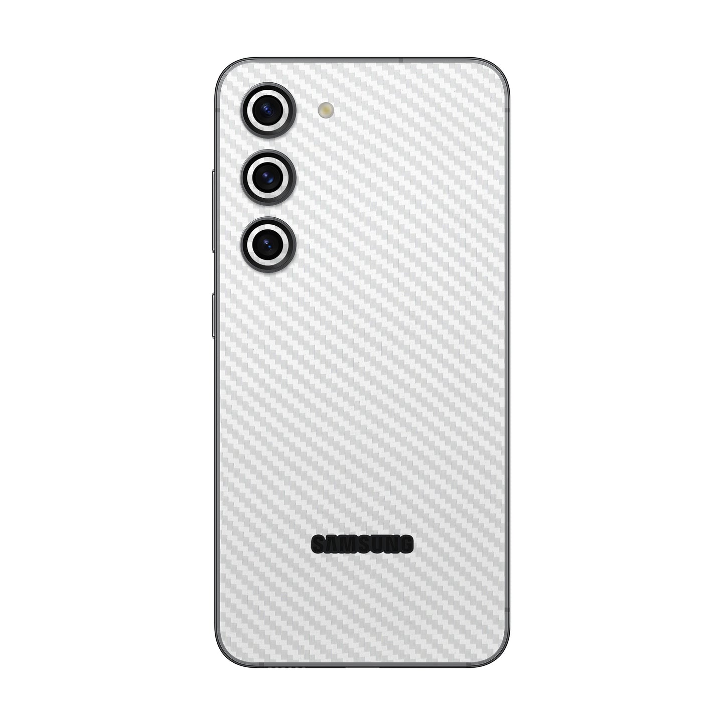 Skin Samsung Galaxy S23 Plus, Carbon 3D White