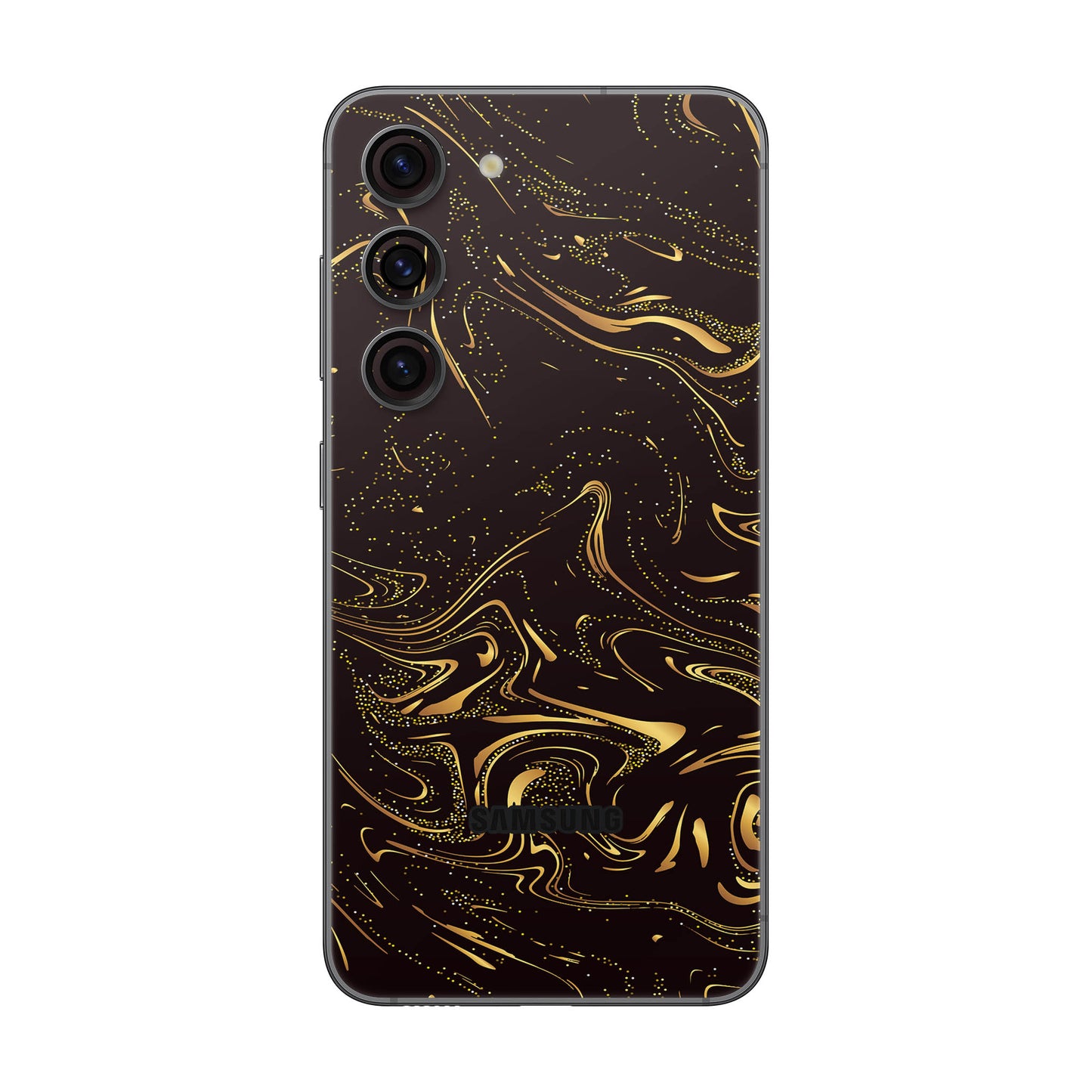 Folie de protectie Samsung Galaxy S23 Plus, eSkins Signature, Golden Noir