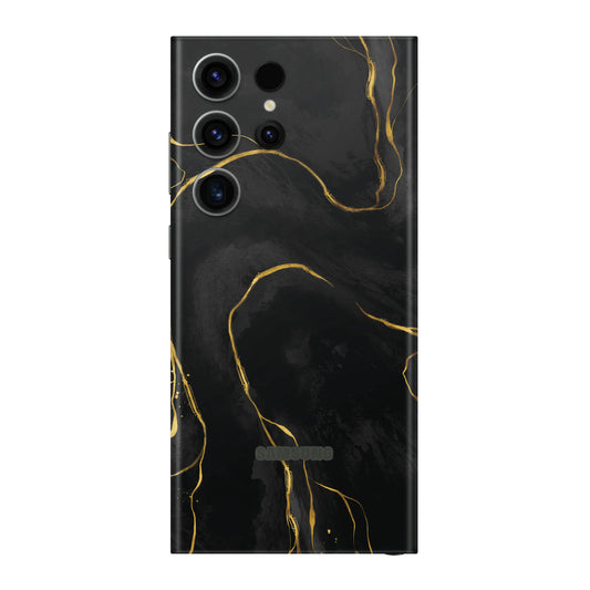 Folie de protectie Samsung Galaxy S23 Ultra, eSkins Signature, Skin Golden Onyx