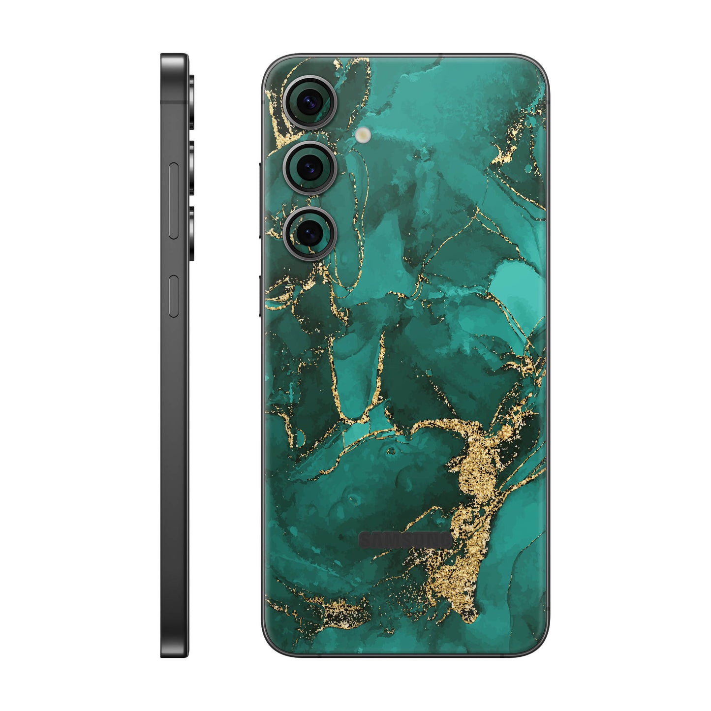 Folie de protectie Samsung Galaxy S24 FE, eSkins Signature, Ethereal Green