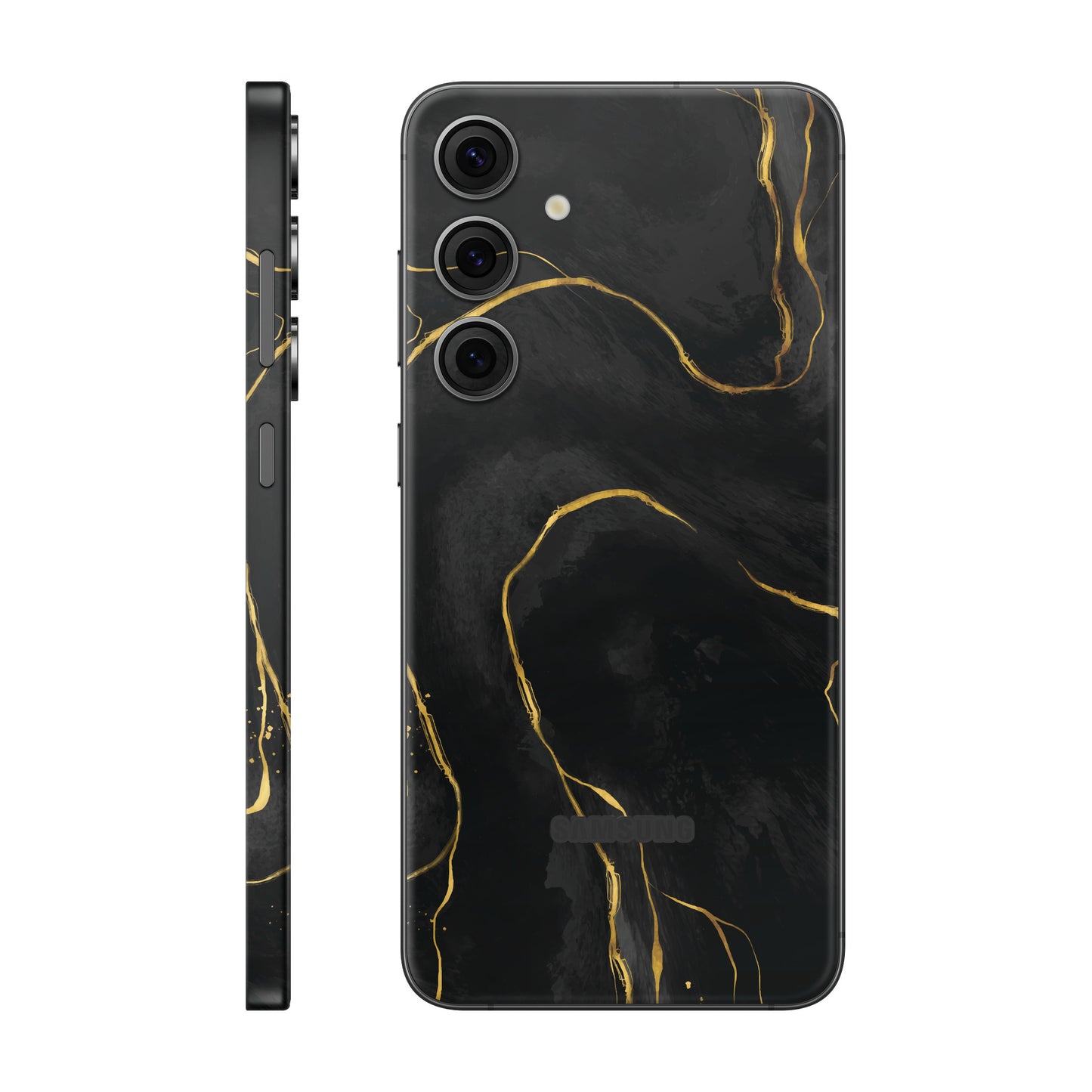 Folie de protectie Samsung Galaxy S24 FE, eSkins Signature, Skin Golden Onyx