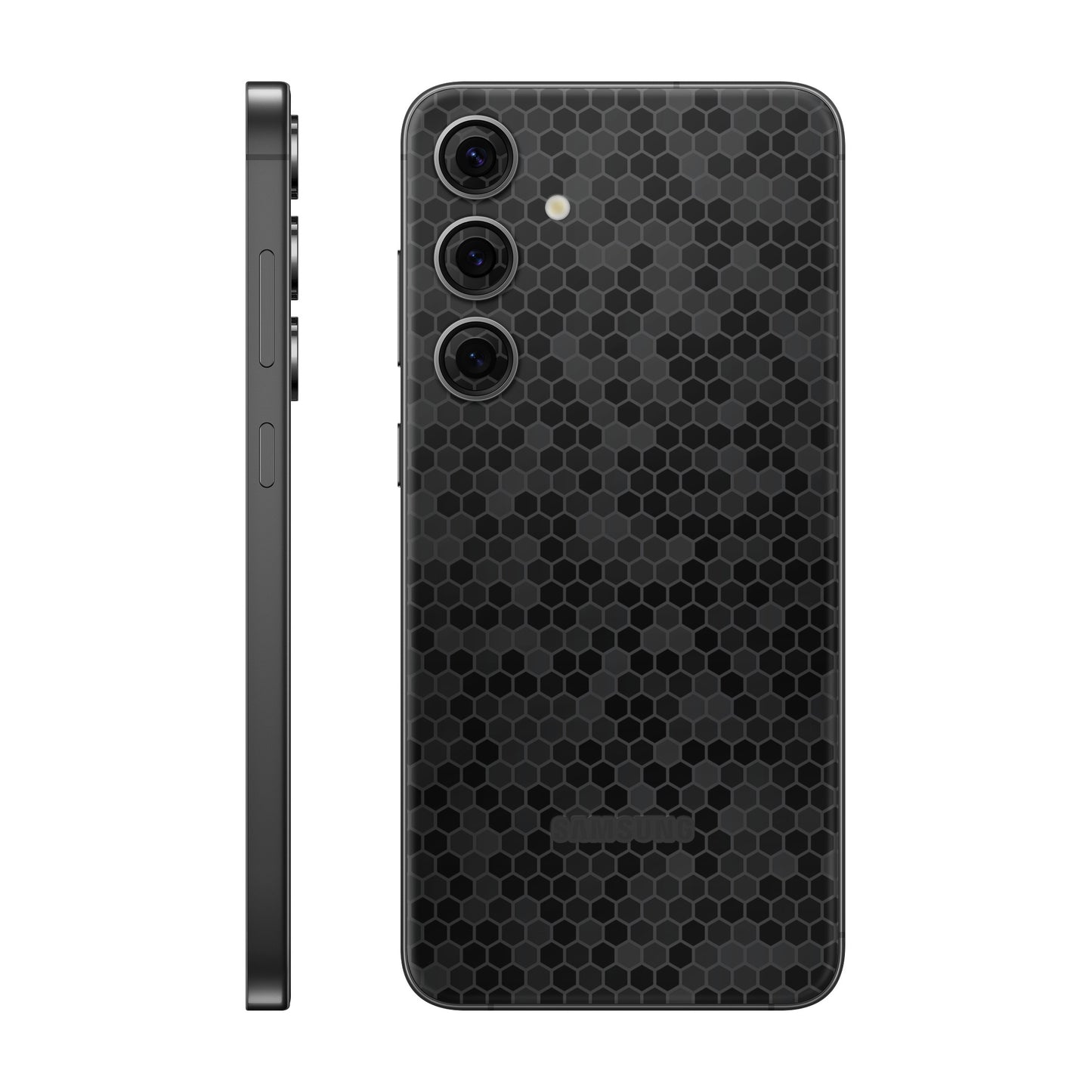 Folie de protectie Samsung Galaxy S24 FE, eSkins Elegans, Skin Honeycomb Negru