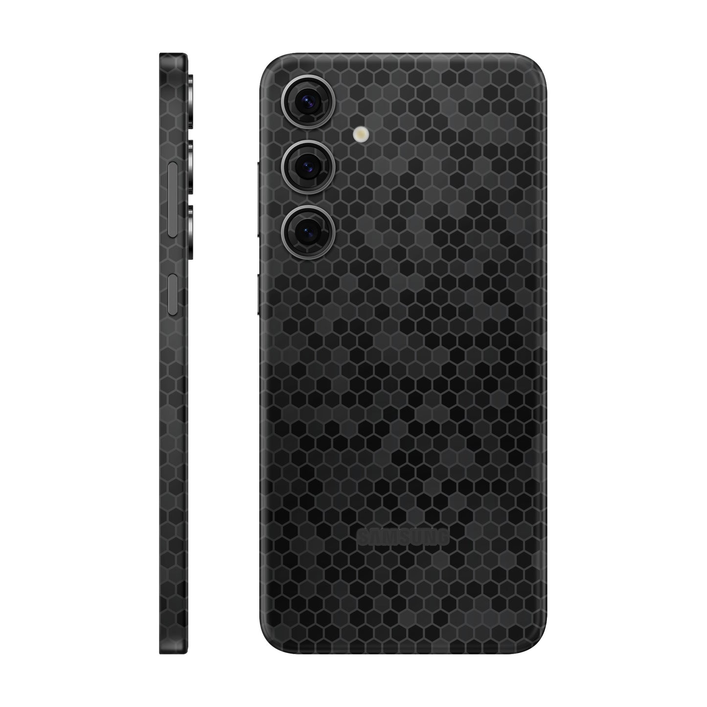 Folie de protectie Samsung Galaxy S24 FE, eSkins Elegans, Skin Honeycomb Negru