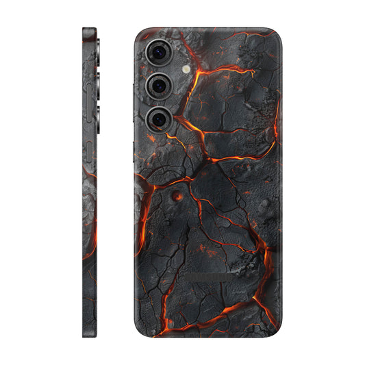 Folie de protectie Samsung Galaxy S24 FE, eSkins Signature, Skin Inferno Crust