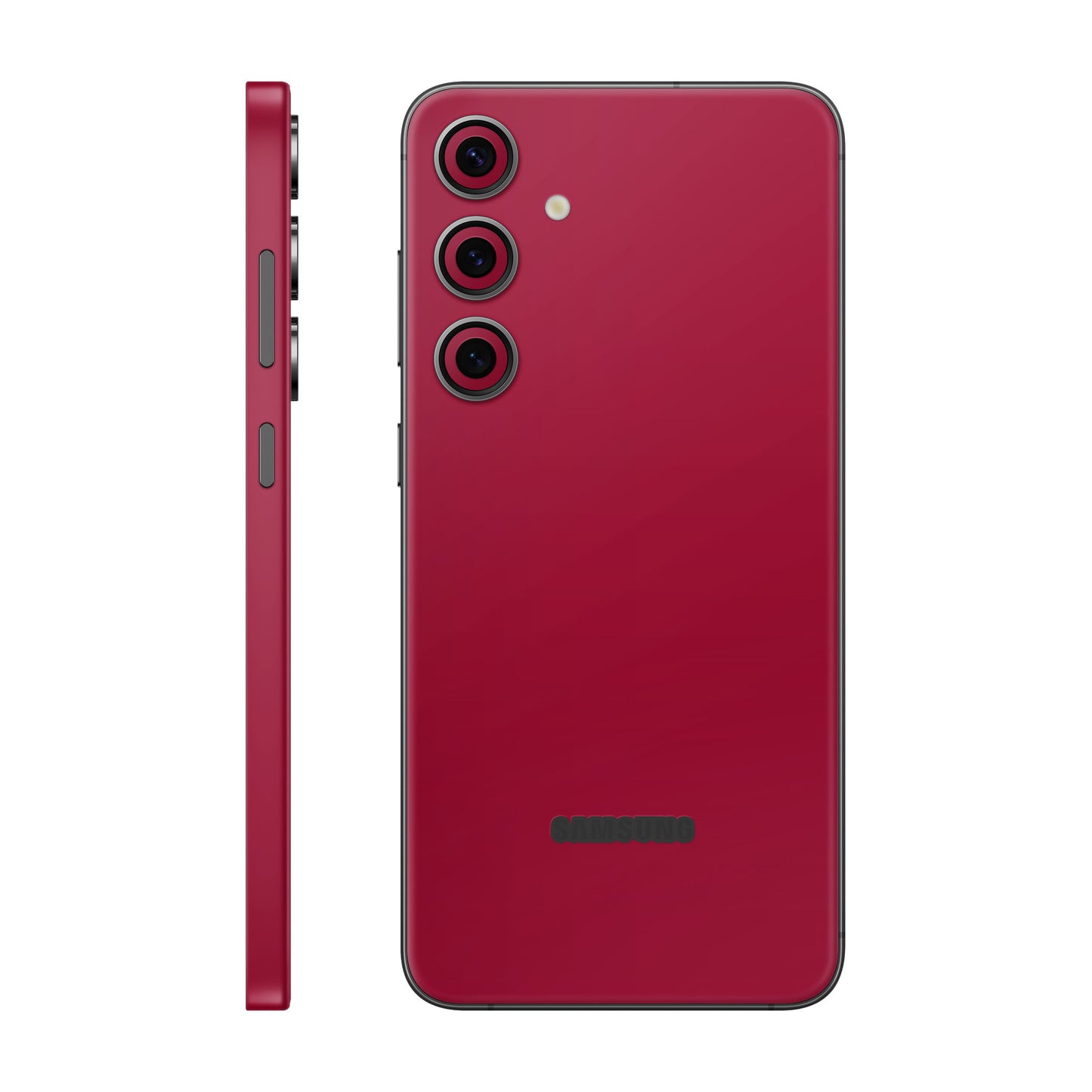 Folie de protectie Samsung Galaxy S24 FE, eSkins Unique, Skin Mat Rosu
