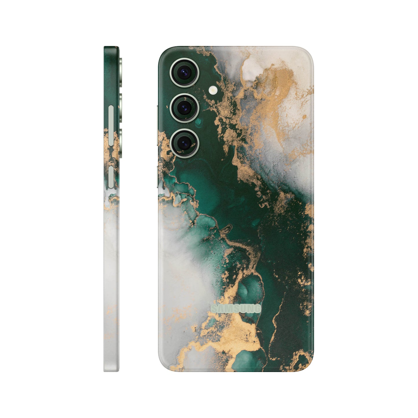 Folie de protectie Samsung Galaxy S24, eSkins Signature, Forest Mist