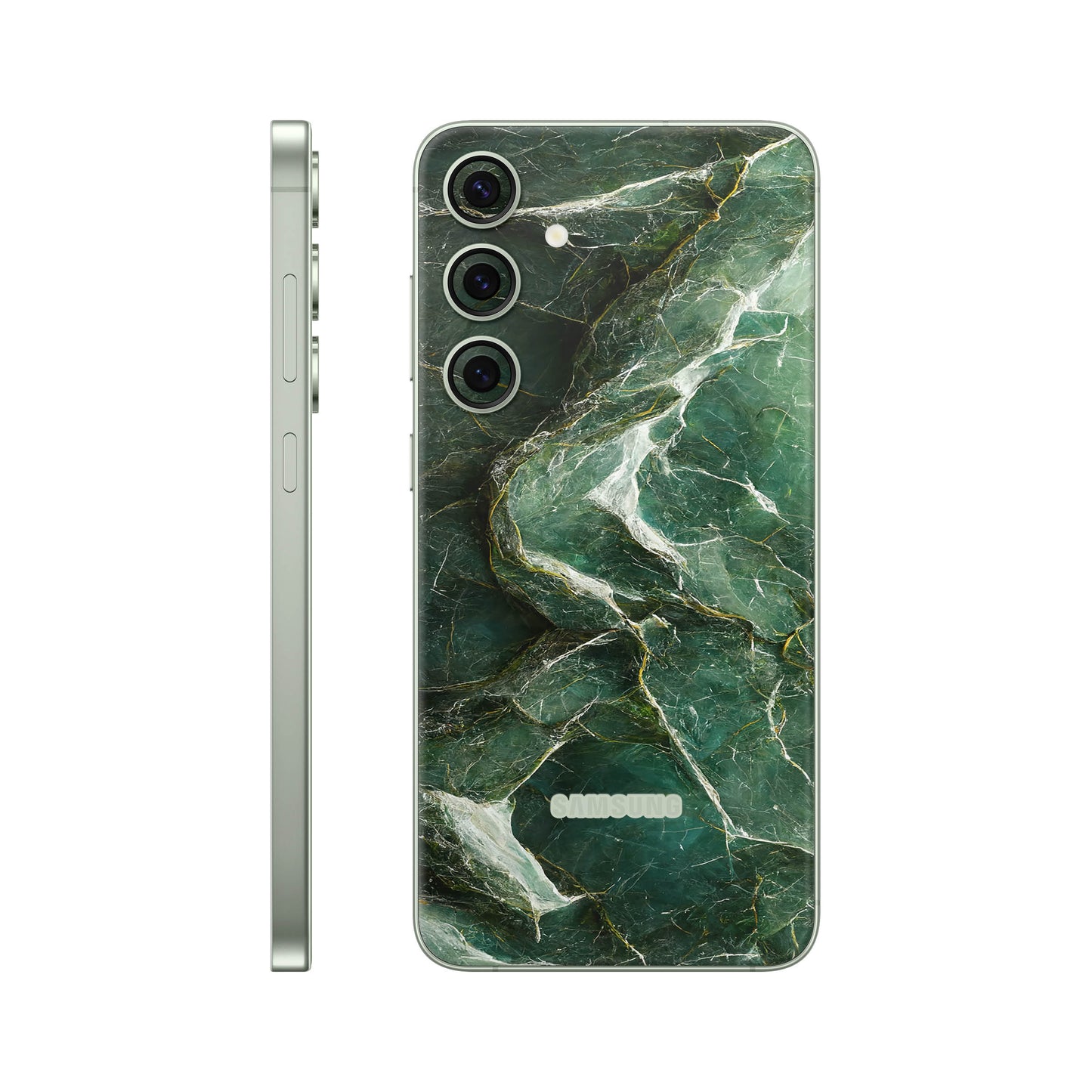 Folie de protectie Samsung Galaxy S24, eSkins Signature, Mystic Emerald