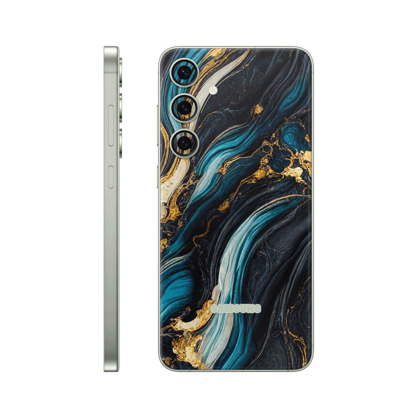 Folie de protectie Samsung Galaxy S24, eSkins Signature, Mystic Ocean