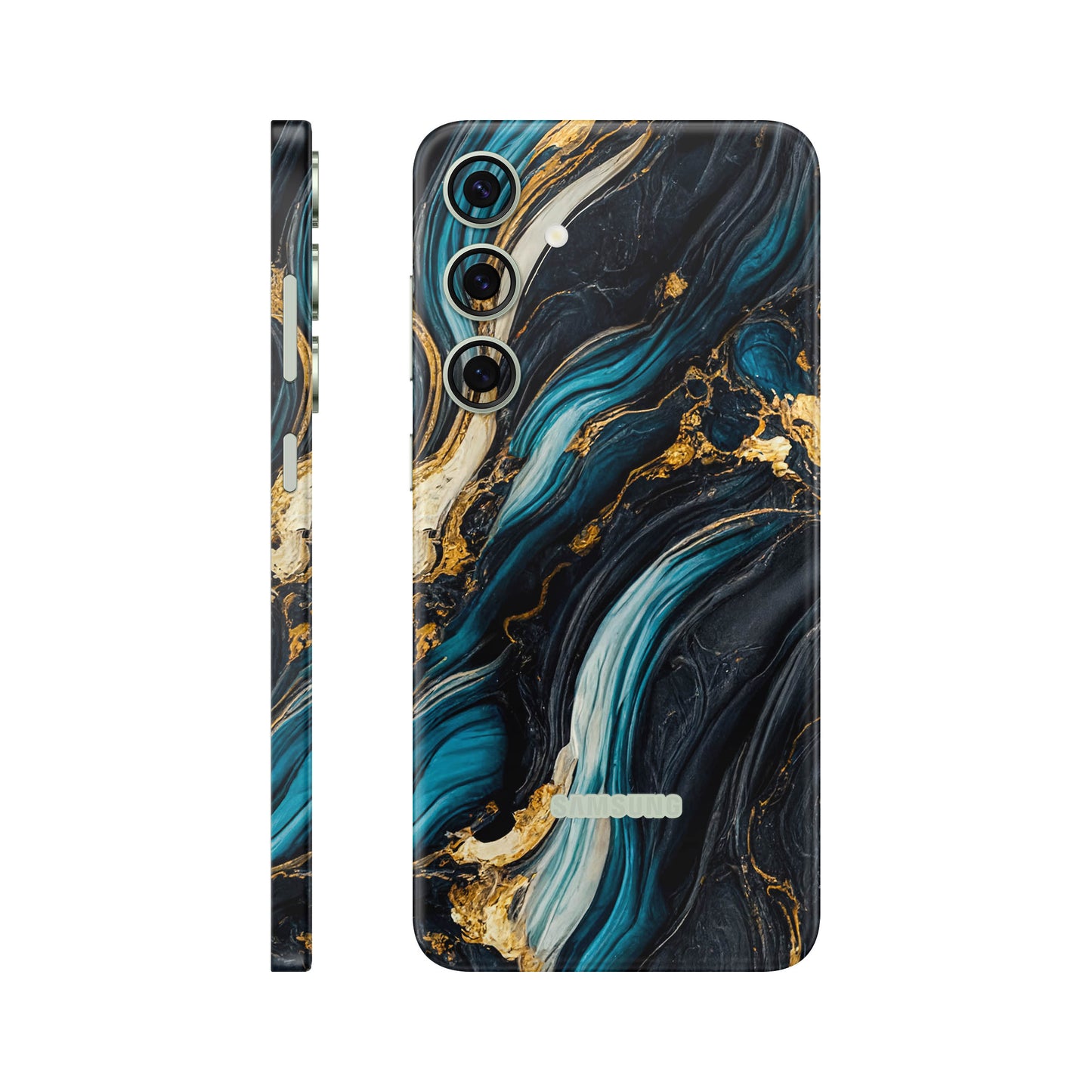 Folie de protectie Samsung Galaxy S24, eSkins Signature, Mystic Ocean