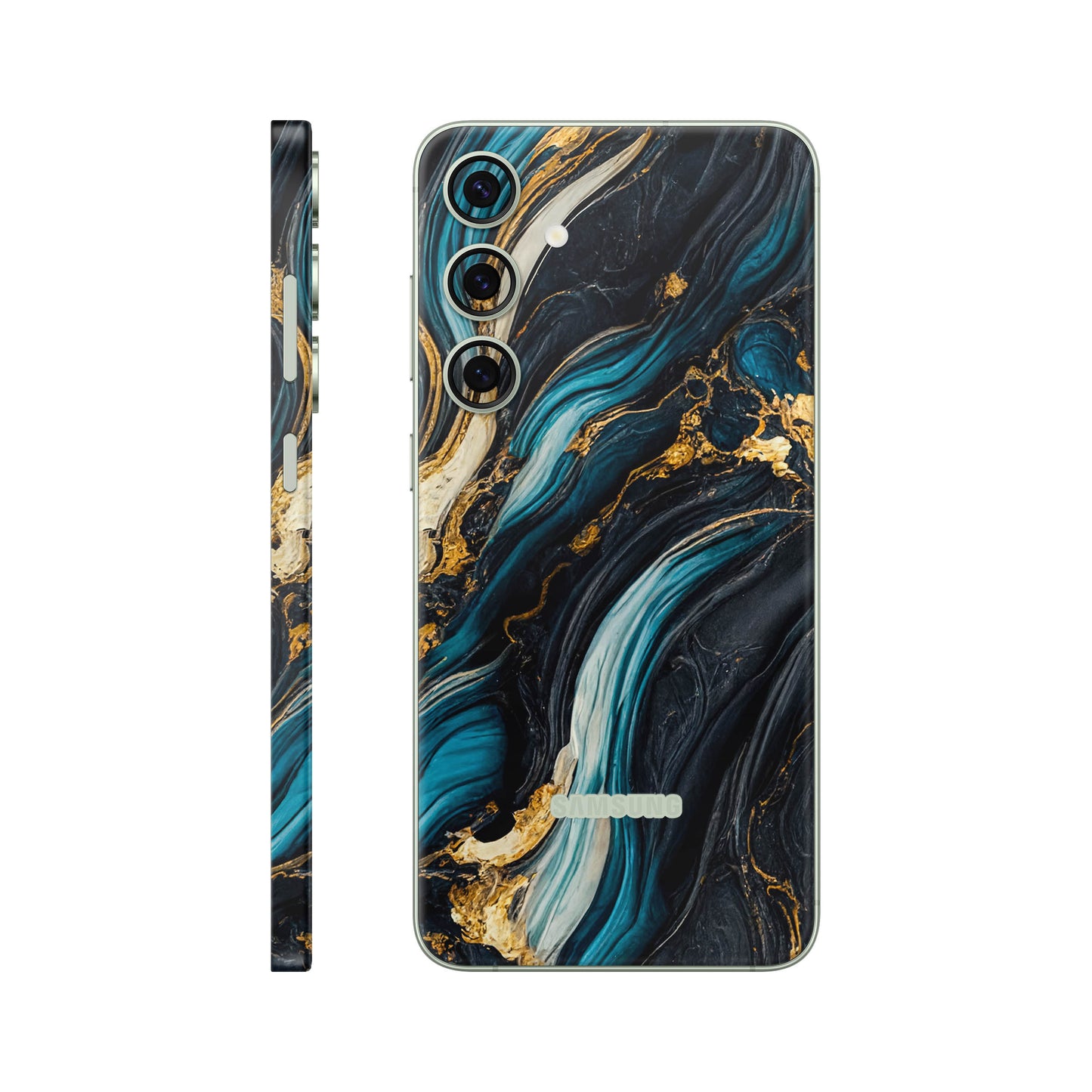Folie de protectie Samsung Galaxy S24, eSkins Signature, Mystic Ocean