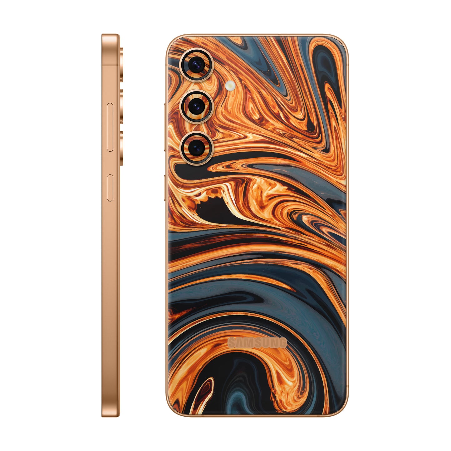 Folie de protectie Samsung Galaxy S24 Plus, eSkins Signature, Skin Amber Blaze