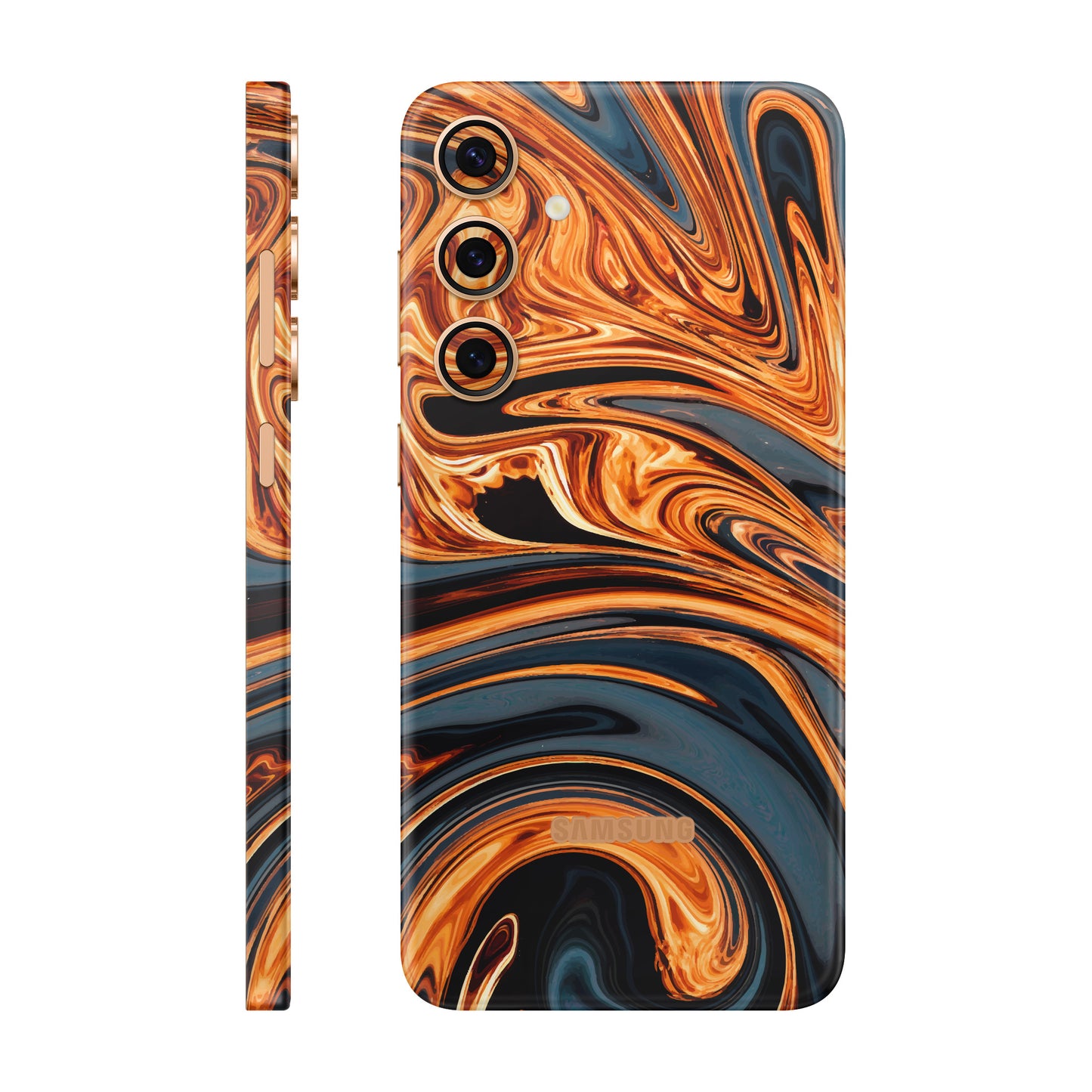 Folie de protectie Samsung Galaxy S24 Plus, eSkins Signature, Skin Amber Blaze