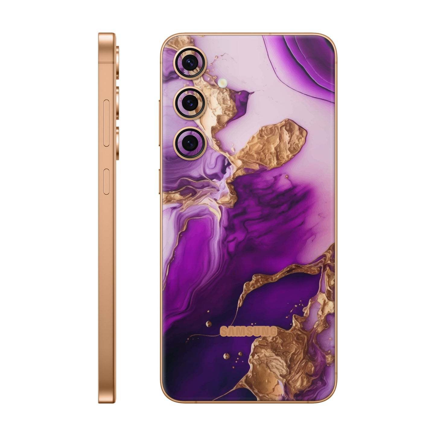 Folie de protectie Samsung Galaxy S24 Plus, eSkins Signature, Skin Amethyst Dream