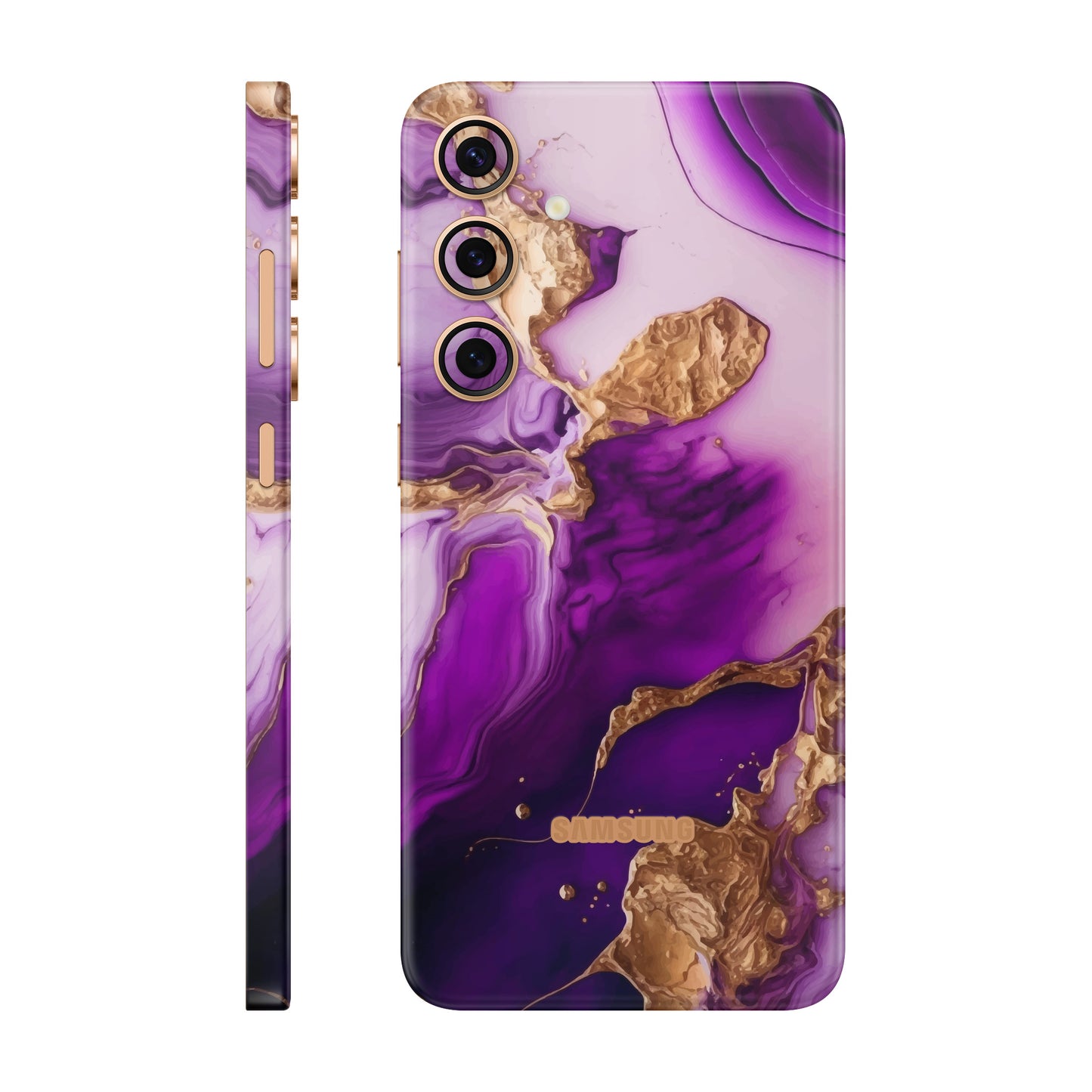 Folie de protectie Samsung Galaxy S24 Plus, eSkins Signature, Skin Amethyst Dream