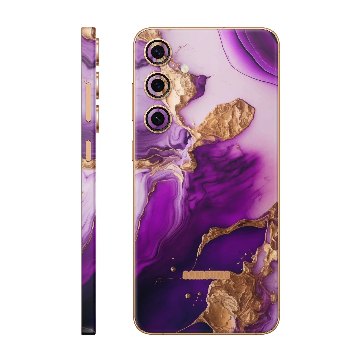 Folie de protectie Samsung Galaxy S24 Plus, eSkins Signature, Skin Amethyst Dream