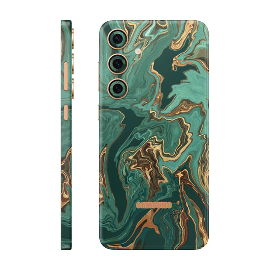 Folie de protectie Samsung Galaxy S24 Plus, eSkins Signature, Skin Emerald Flow