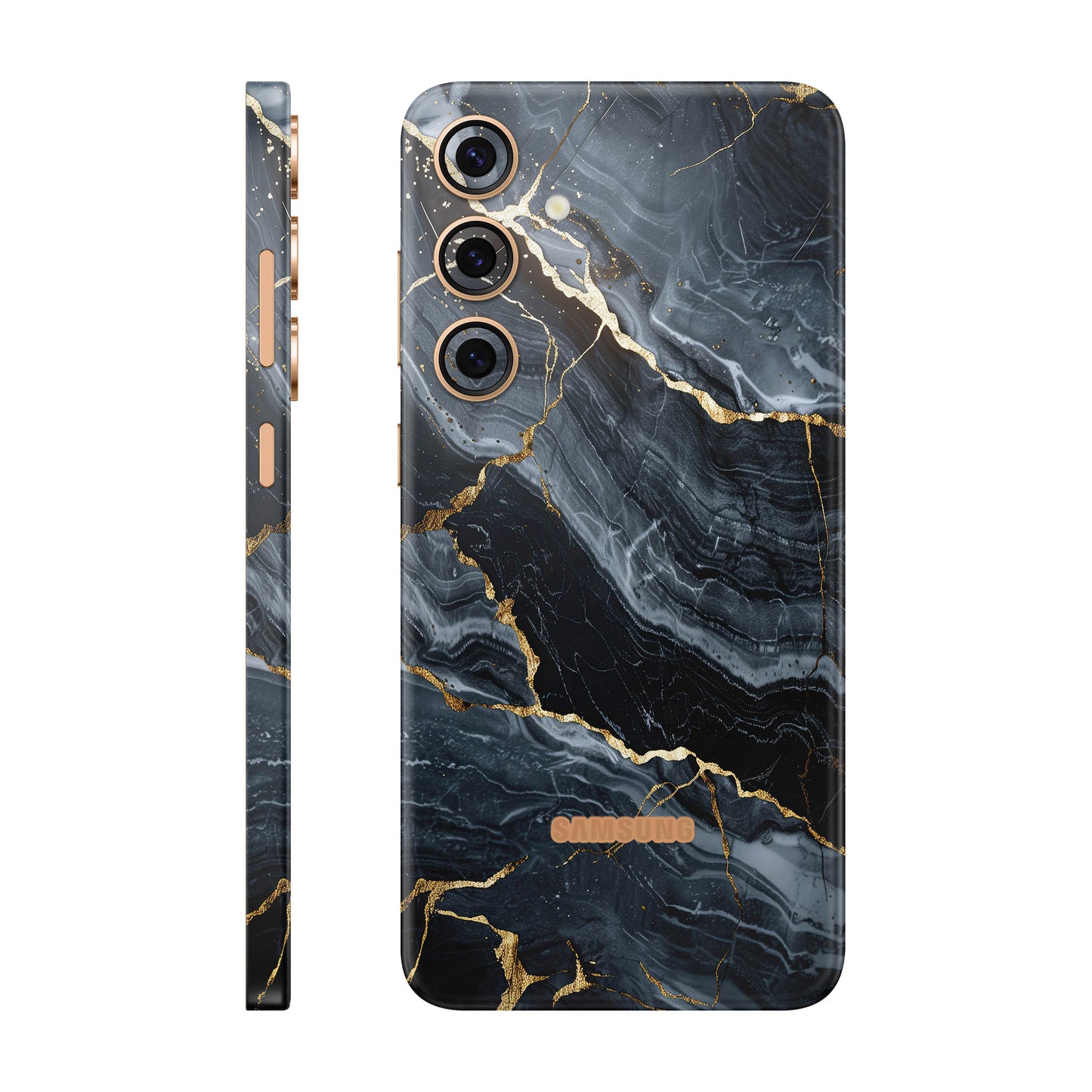 Folie de protectie Samsung Galaxy S24 Plus, eSkins Signature, Skin Gilded Abyss