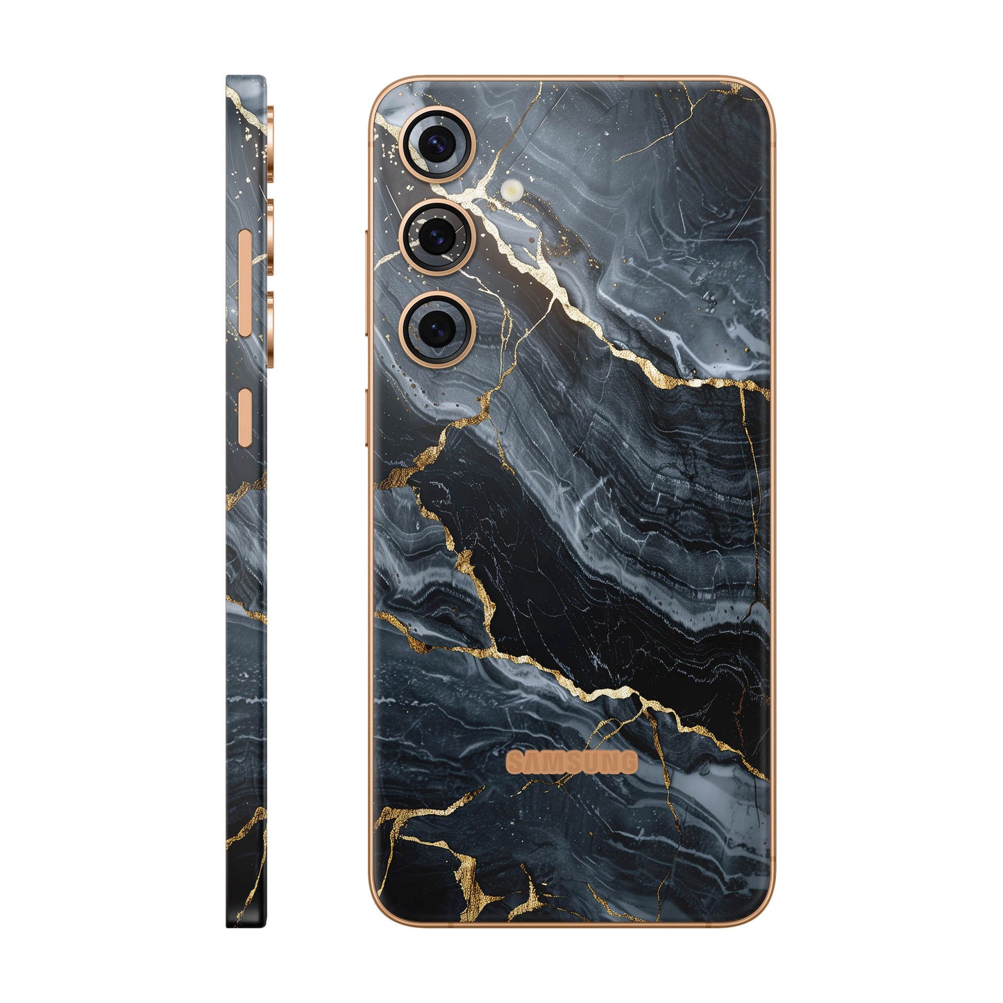 Folie de protectie Samsung Galaxy S24 Plus, eSkins Signature, Skin Gilded Abyss