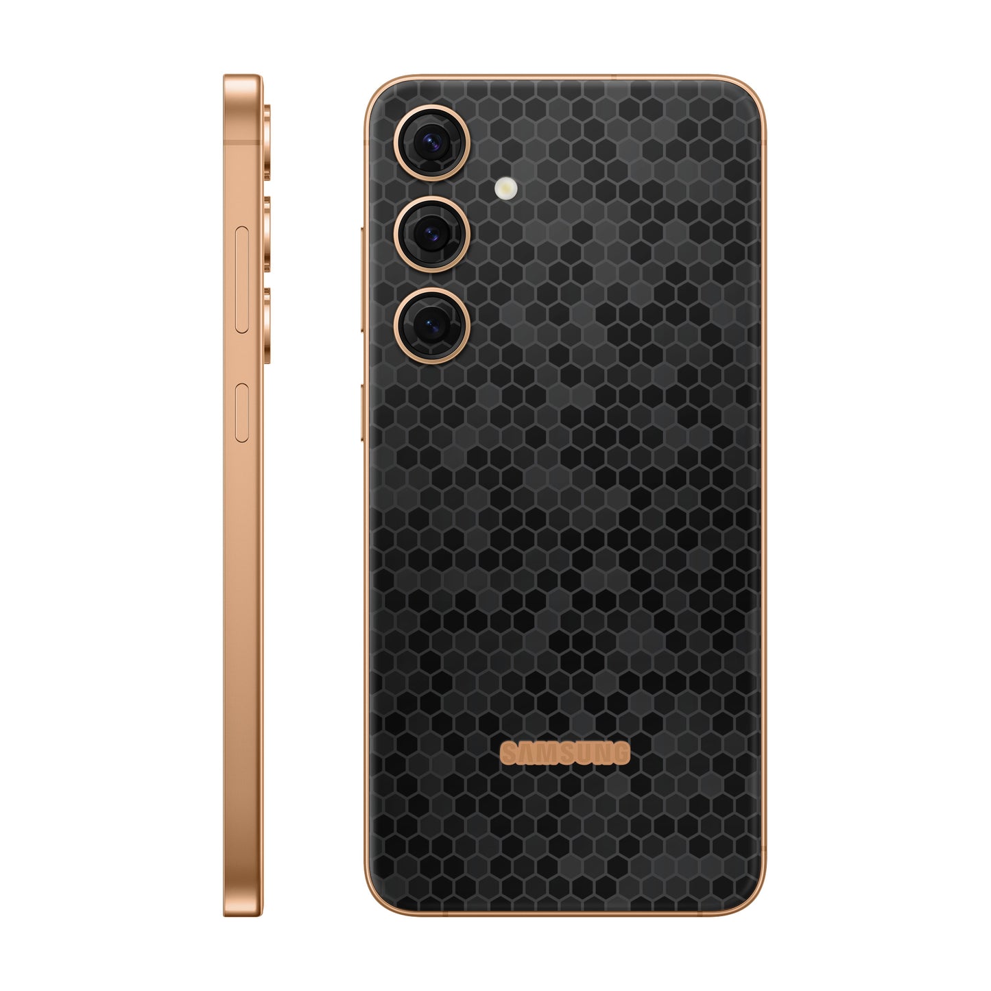 Folie de protectie Samsung Galaxy S24 Plus, eSkins Elegans, Skin Honeycomb Negru