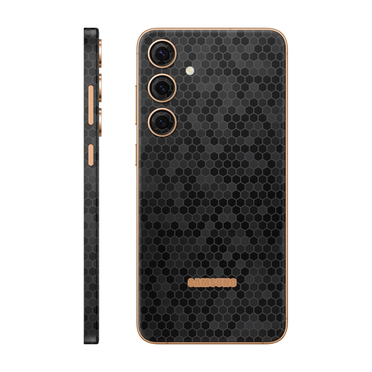 Folie de protectie Samsung Galaxy S24 Plus, eSkins Elegans, Skin Honeycomb Negru
