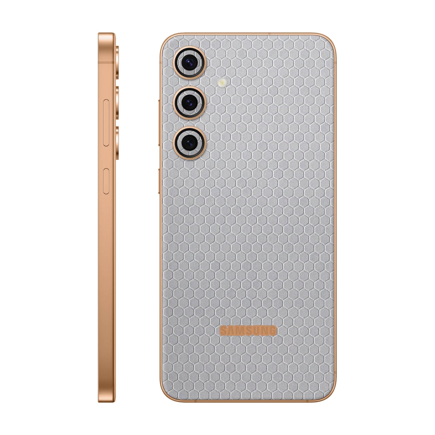 Folie de protectie Samsung Galaxy S24 Plus, eSkins Elegans, Skin Honeycomb Gri