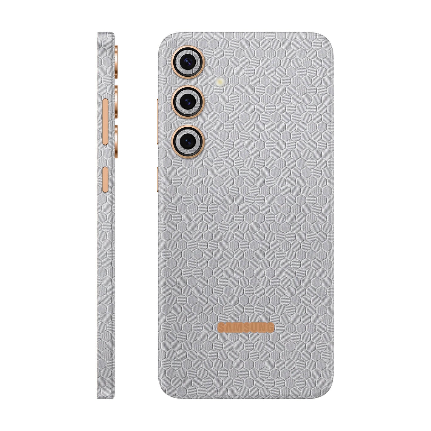 Folie de protectie Samsung Galaxy S24 Plus, eSkins Elegans, Skin Honeycomb Gri