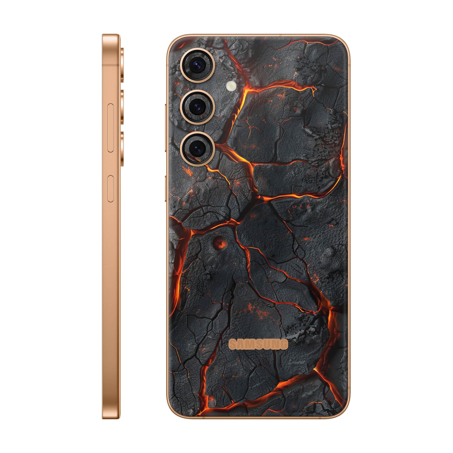 Folie de protectie Samsung Galaxy S24 Plus, eSkins Signature, Skin Inferno Crust