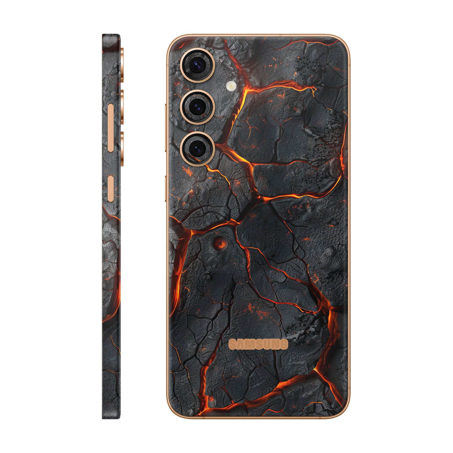 Folie de protectie Samsung Galaxy S24 Plus, eSkins Signature, Skin Inferno Crust