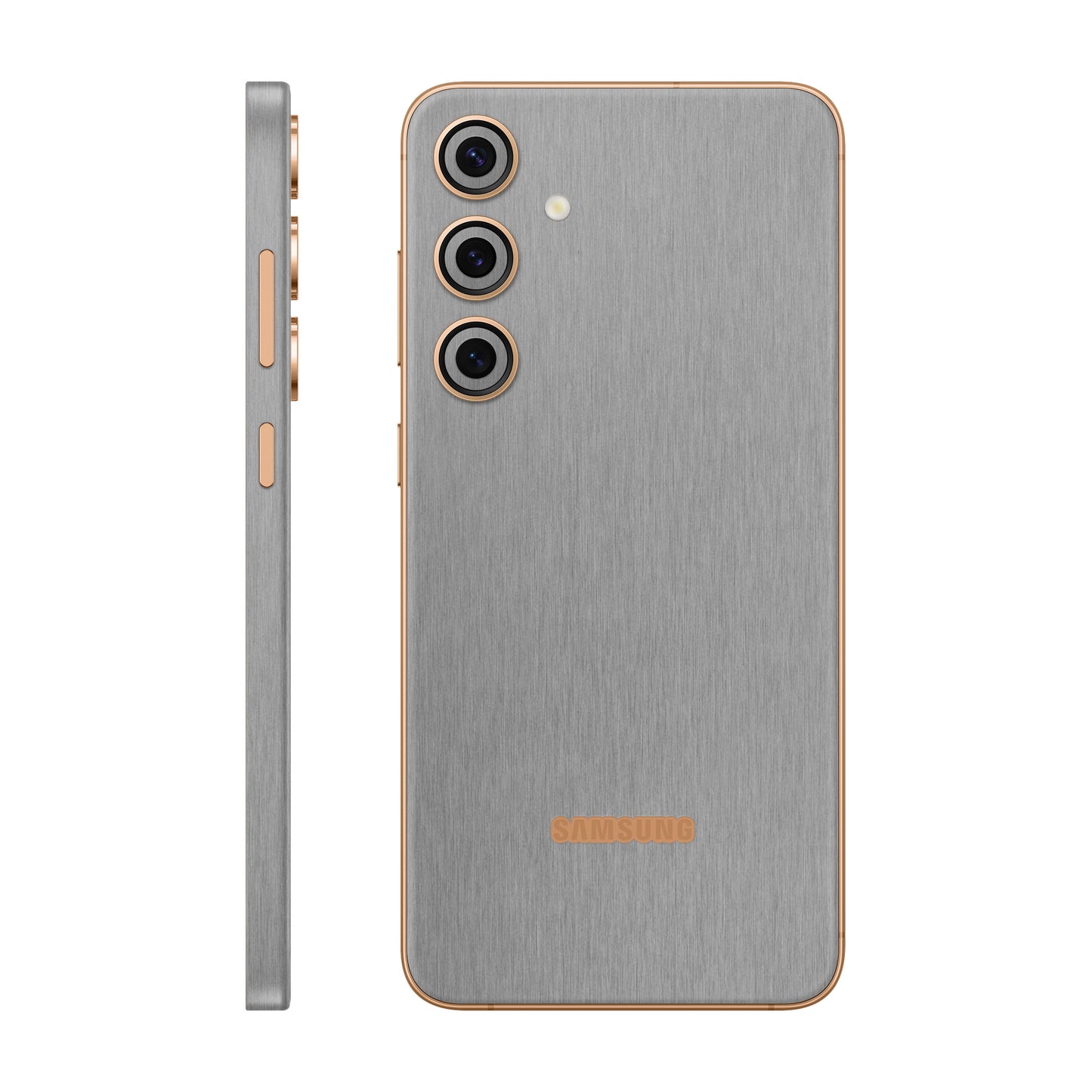 Folie de protectie Samsung Galaxy S24 Plus, eSkins Elegans, Skin Metalic Grafit