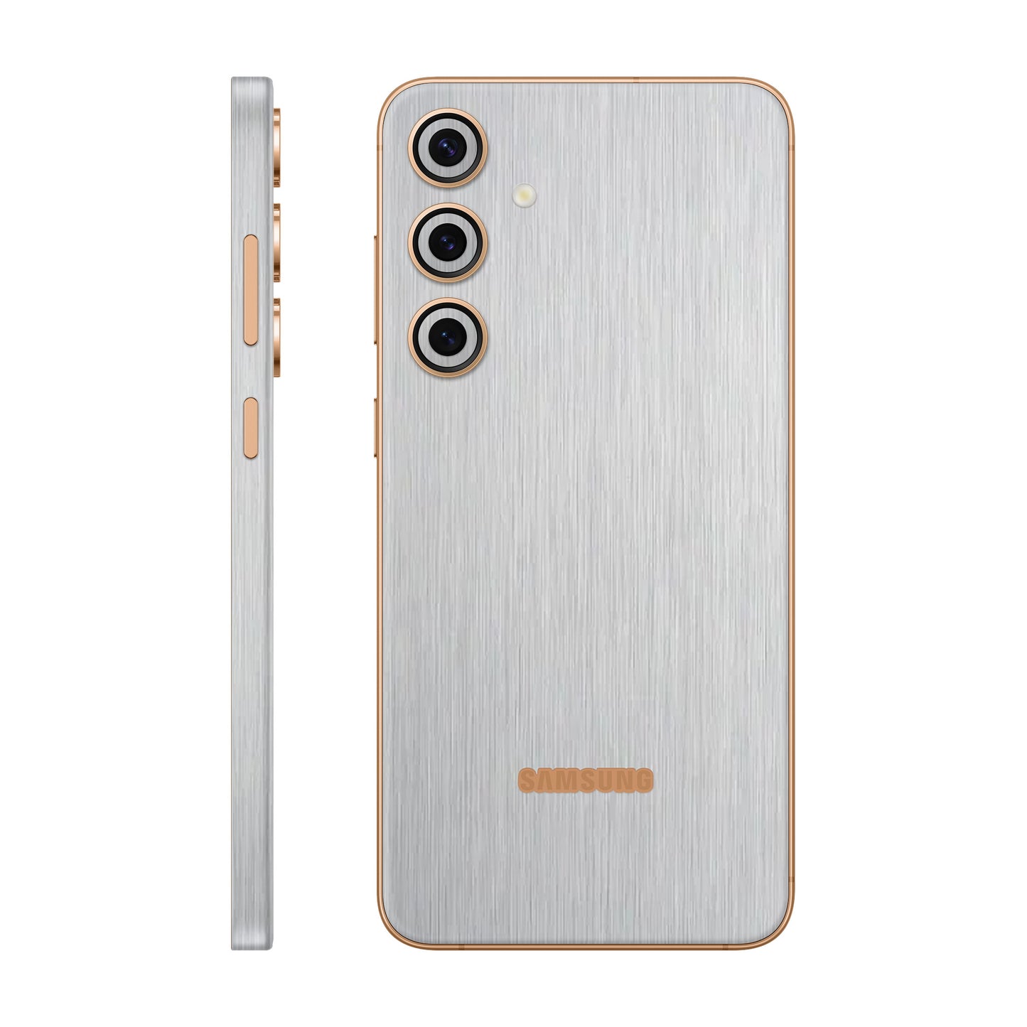 Folie de protectie Samsung Galaxy S24 Plus, eSkins Elegans, Skin Metalic Gri