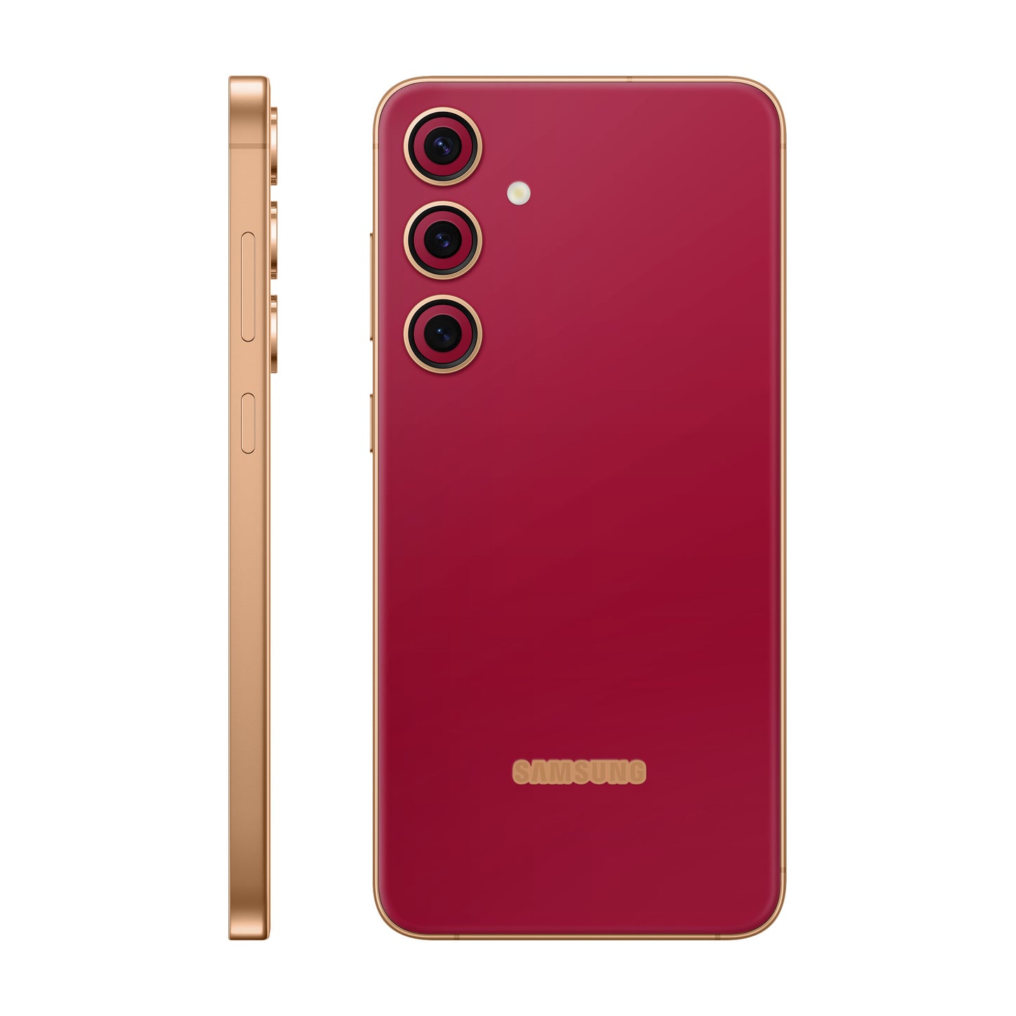 Folie de protectie Samsung Galaxy S24 Plus, eSkins Unique, Skin Mat Rosu