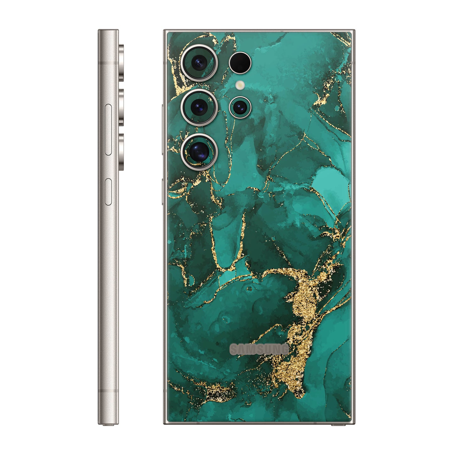 Folie de protectie Samsung Galaxy S24 Ultra, eSkins Signature, Ethereal Green