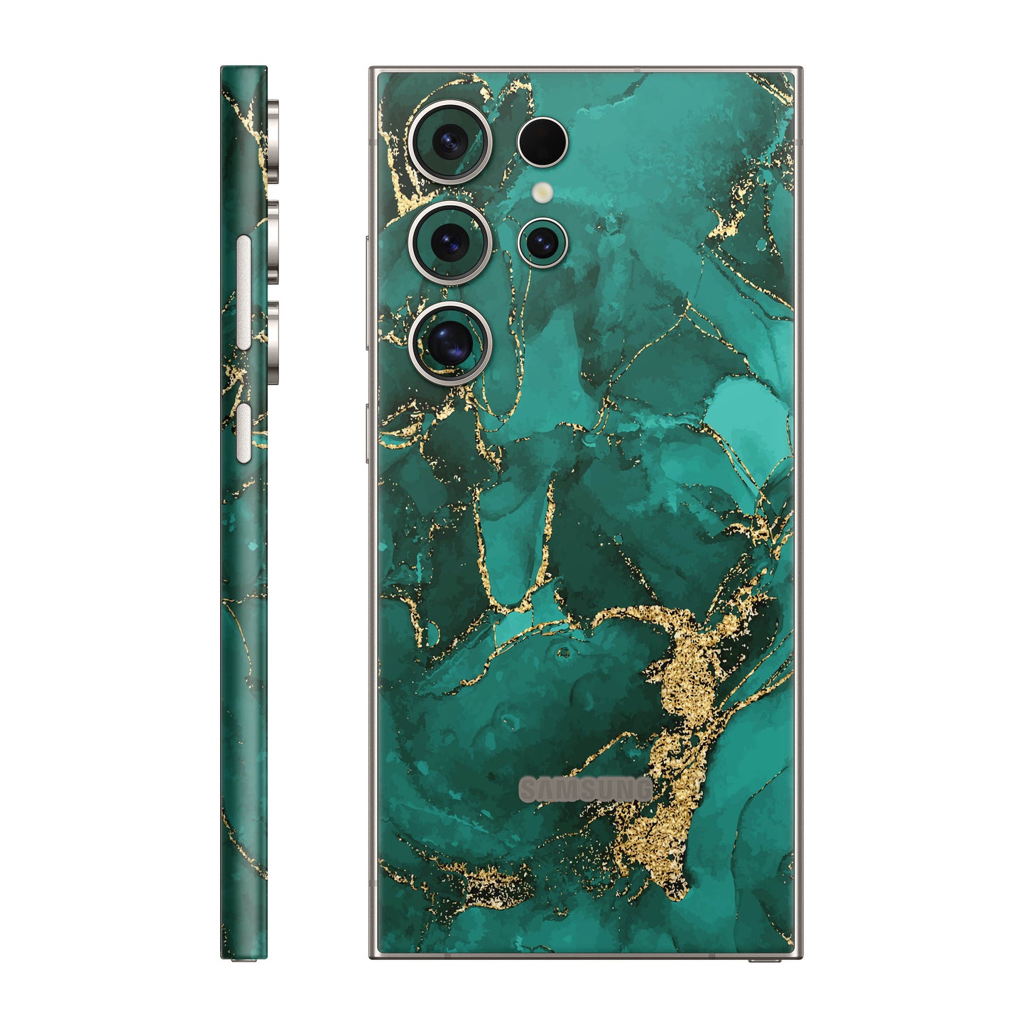 Folie de protectie Samsung Galaxy S24 Ultra, eSkins Signature, Ethereal Green