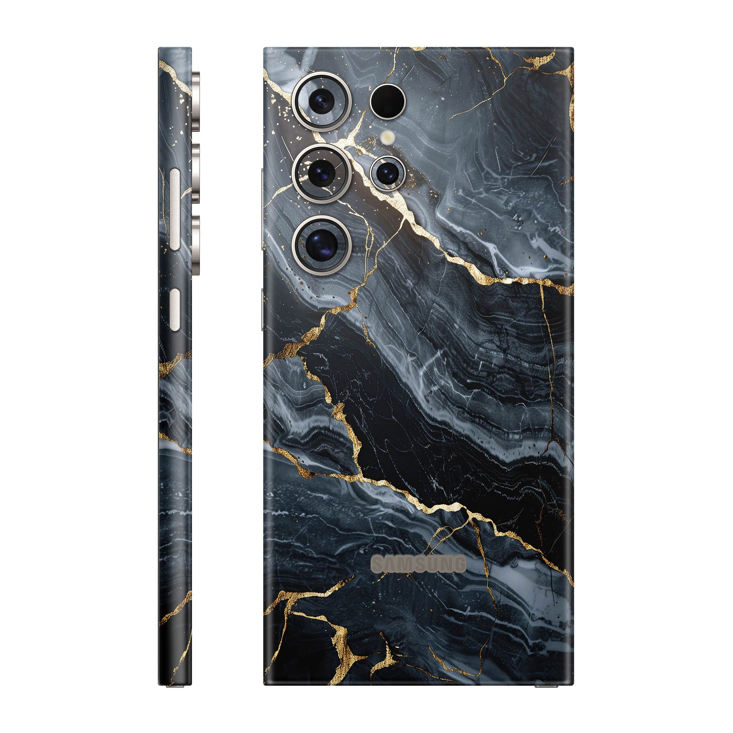 Folie de protectie Samsung Galaxy S24 Ultra, eSkins Signature, Skin Gilded Abyss