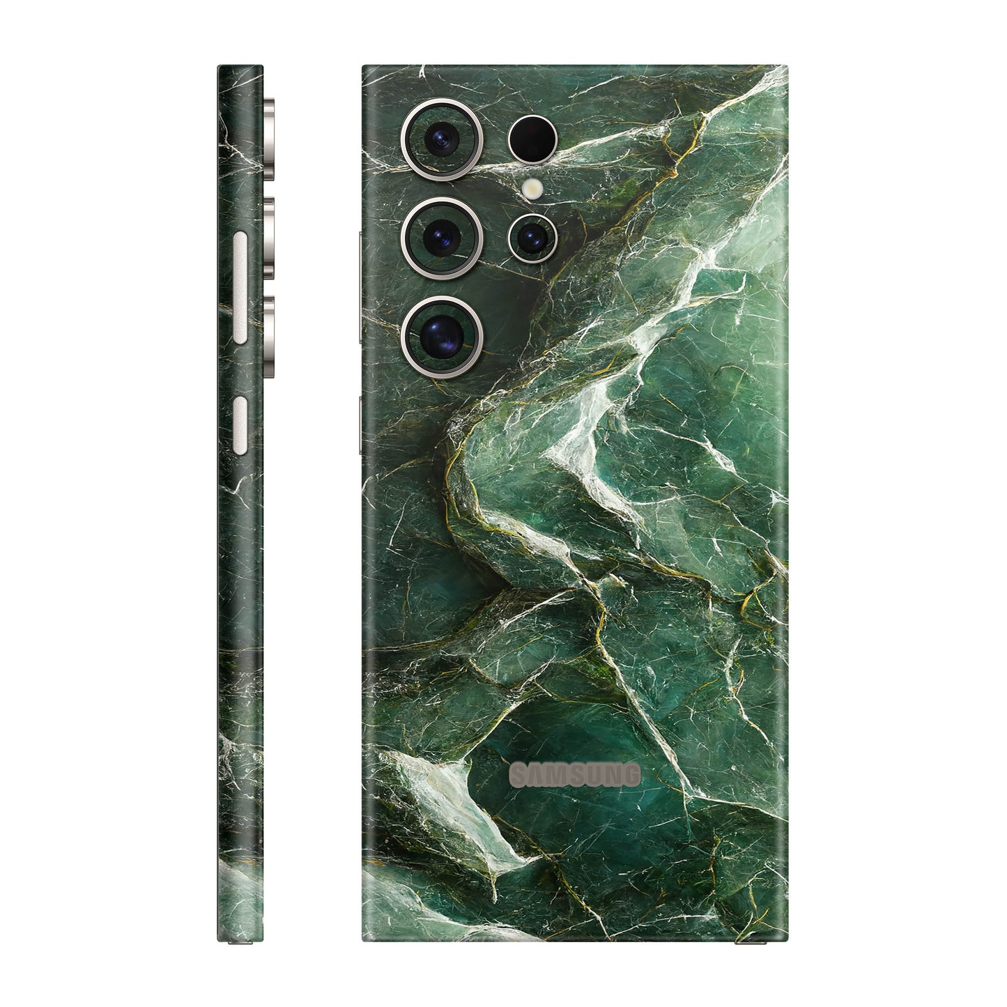 Folie de protectie Samsung Galaxy S24 Ultra, eSkins Signature, Mystic Emerald