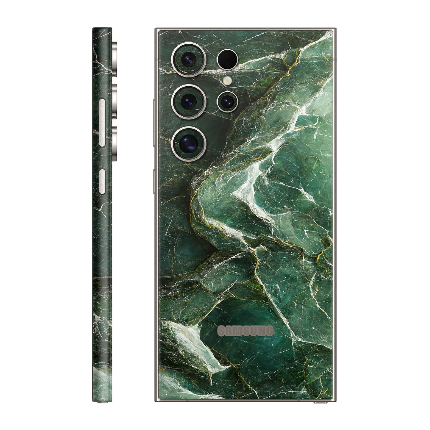 Folie de protectie Samsung Galaxy S24 Ultra, eSkins Signature, Mystic Emerald