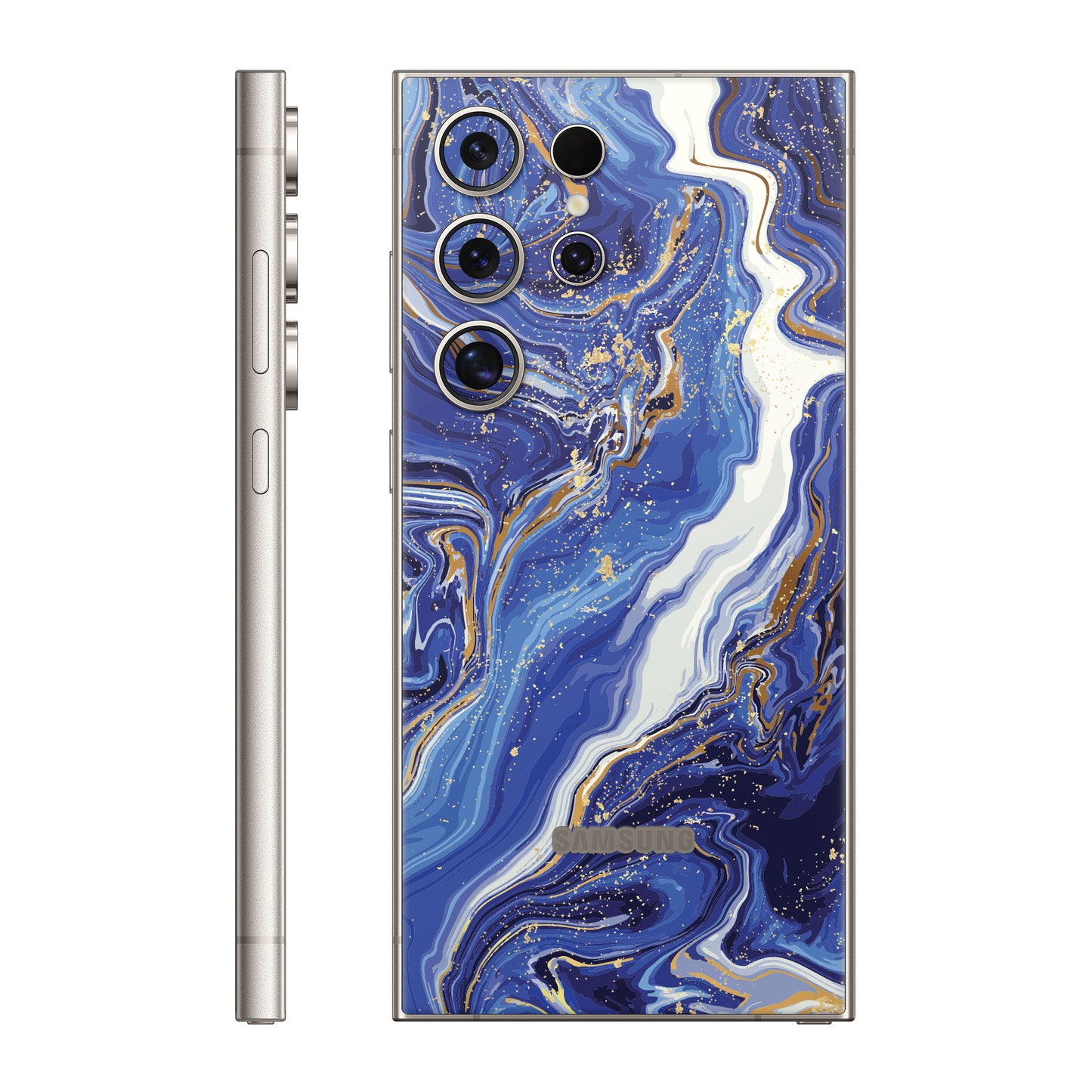 Folie de protectie Samsung Galaxy S24 Ultra, eSkins Signature, Skin Stellar Drift