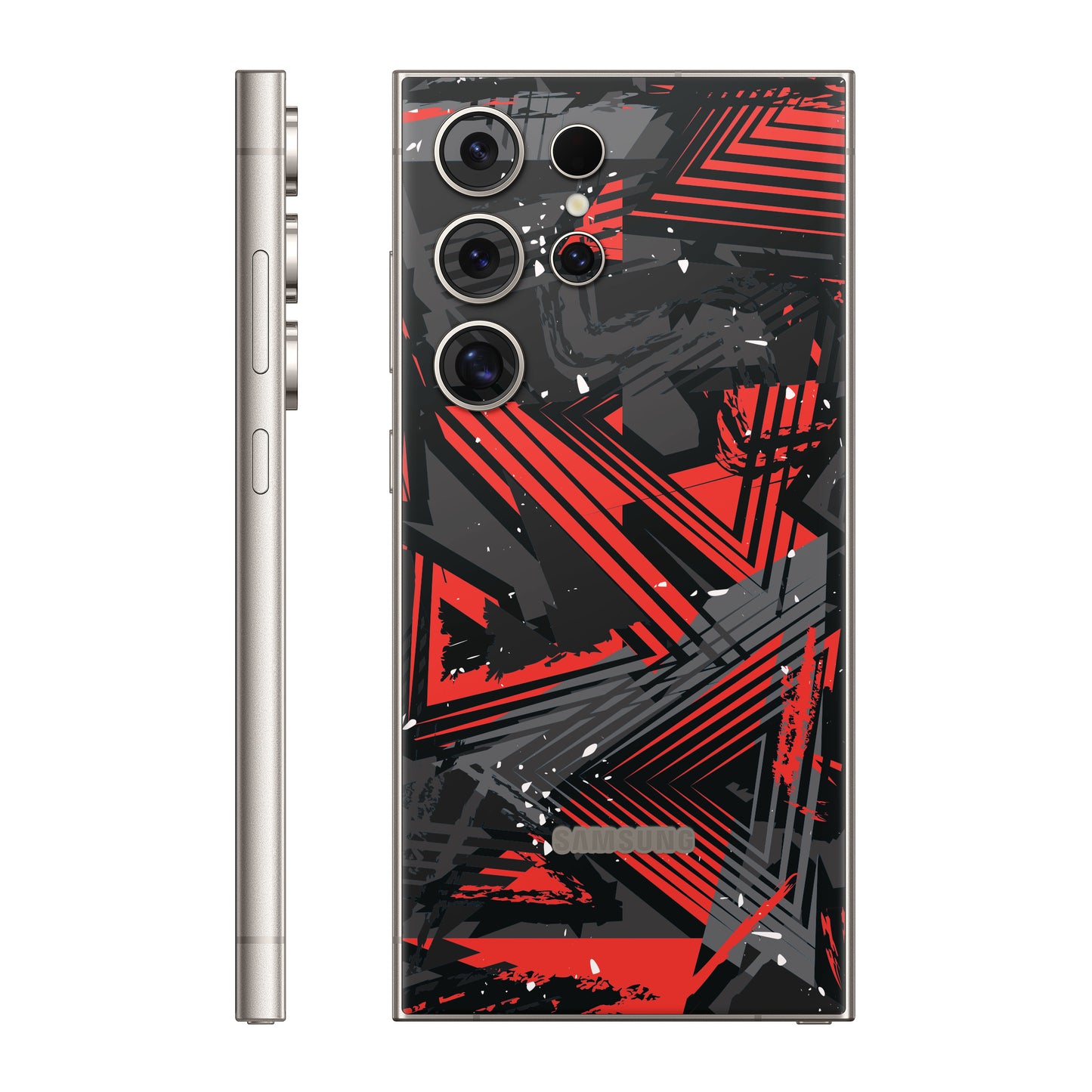 Folie de protectie Samsung Galaxy S24 Ultra, eSkins Signature, Skin Urban Assault