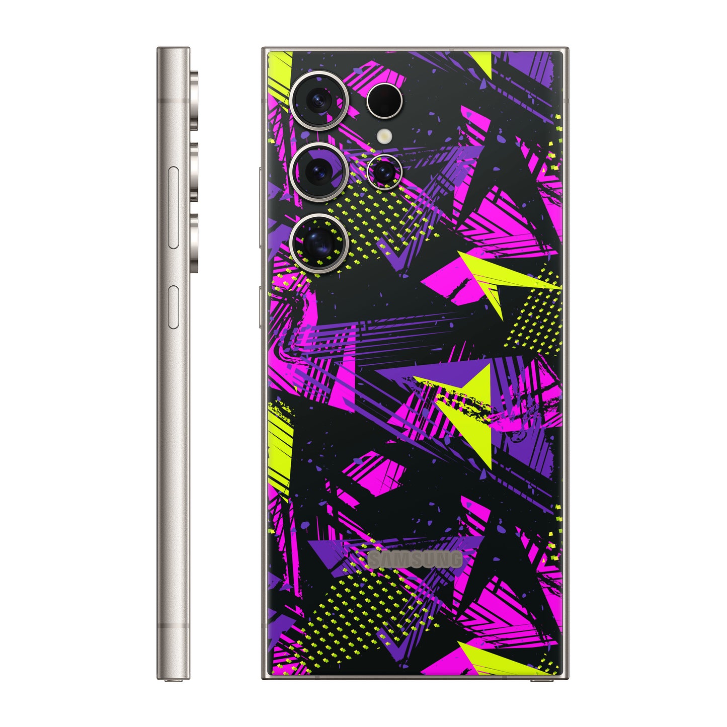 Folie de protectie Samsung Galaxy S24 Ultra, eSkins Signature, Skin Urban Graffiti
